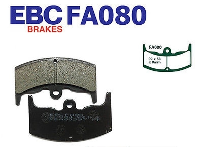 EBC Bremsbeläge FA080 für Honda CBX 550 F F2 PC04 1982-1984