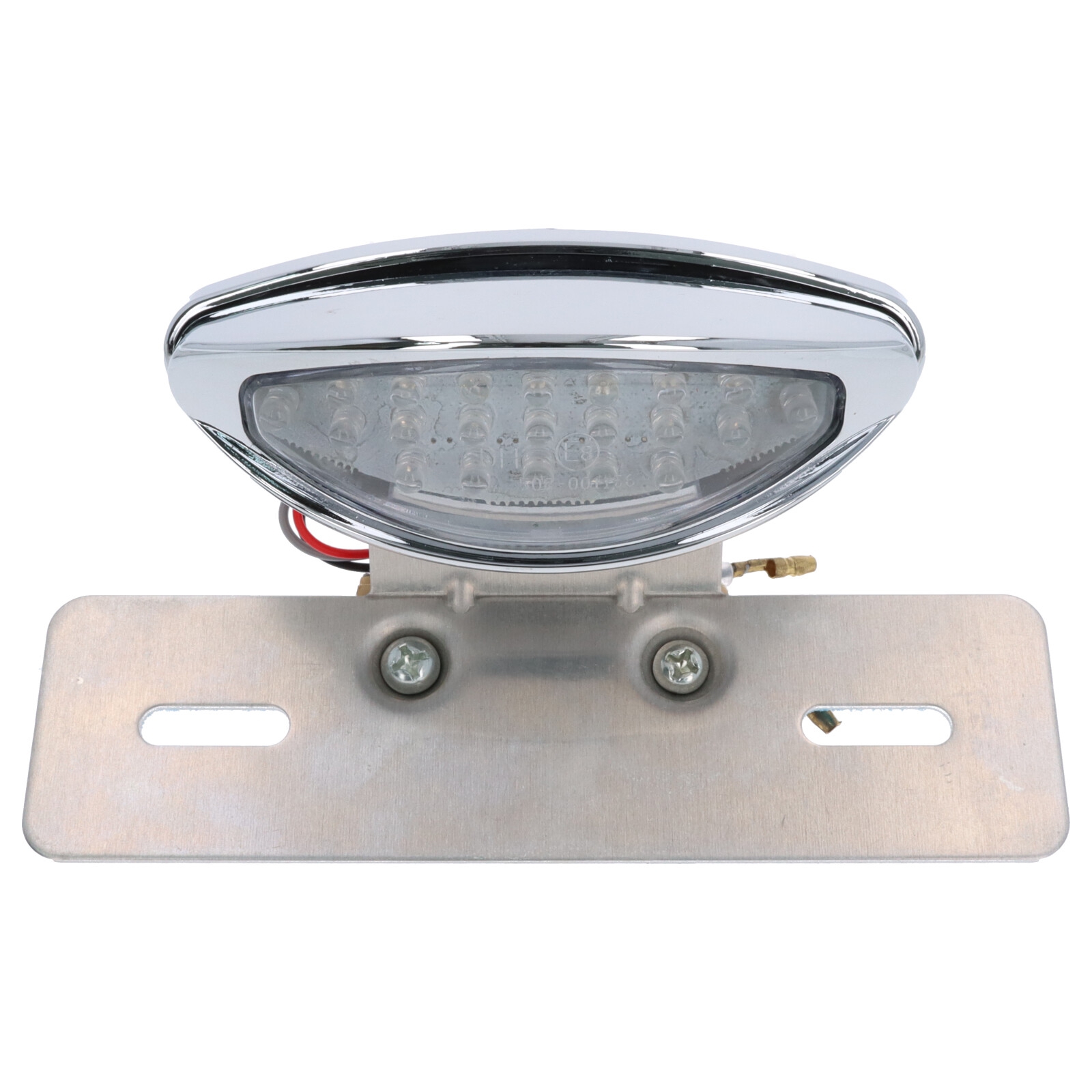 LED Rücklicht + Kennzeichenhalter Universal für Motorrad Quad ATV 12V M6x1.0