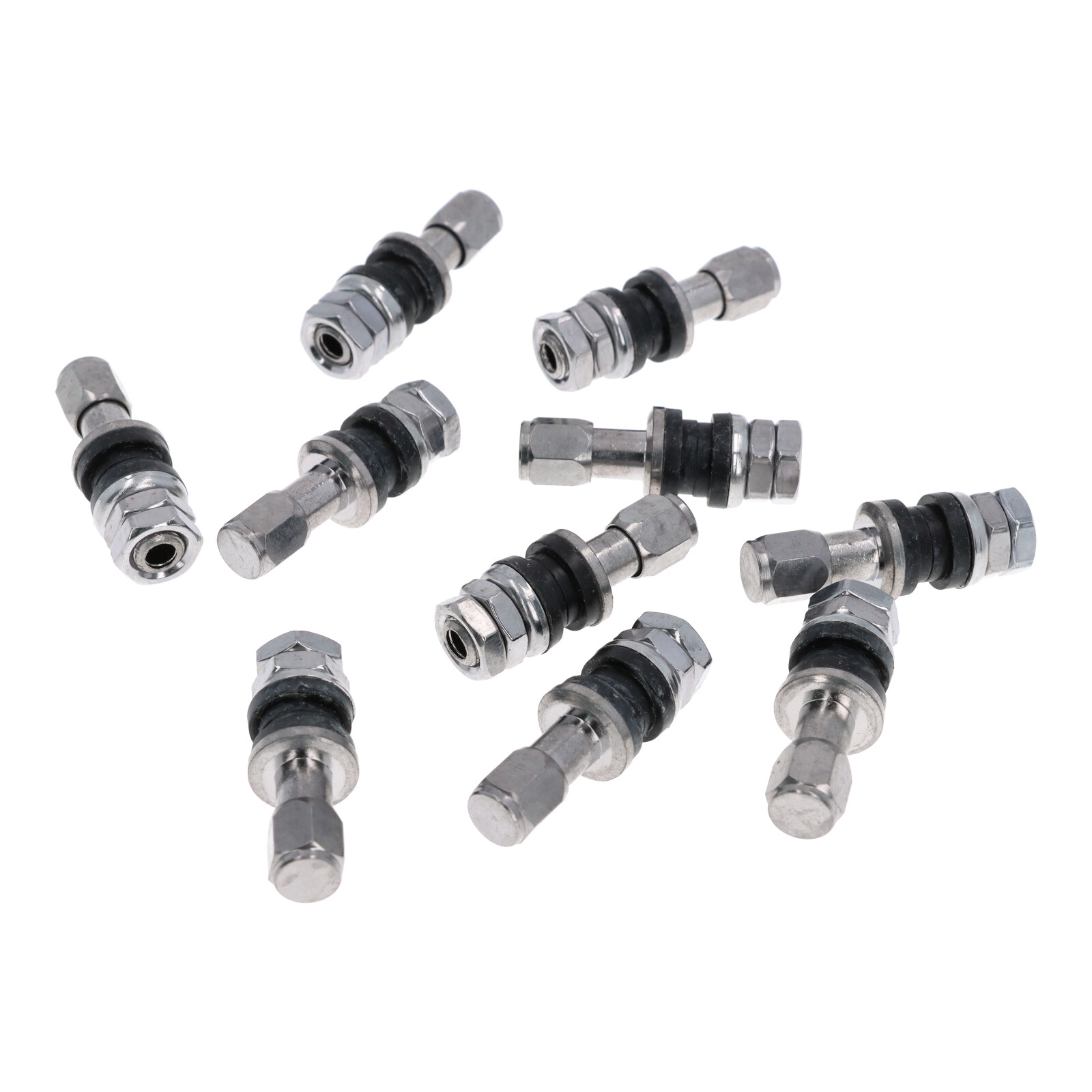 10x Schraubventil Rollerventil 41mm gerade für Moped Roller ATV Quad Mofa Reifen