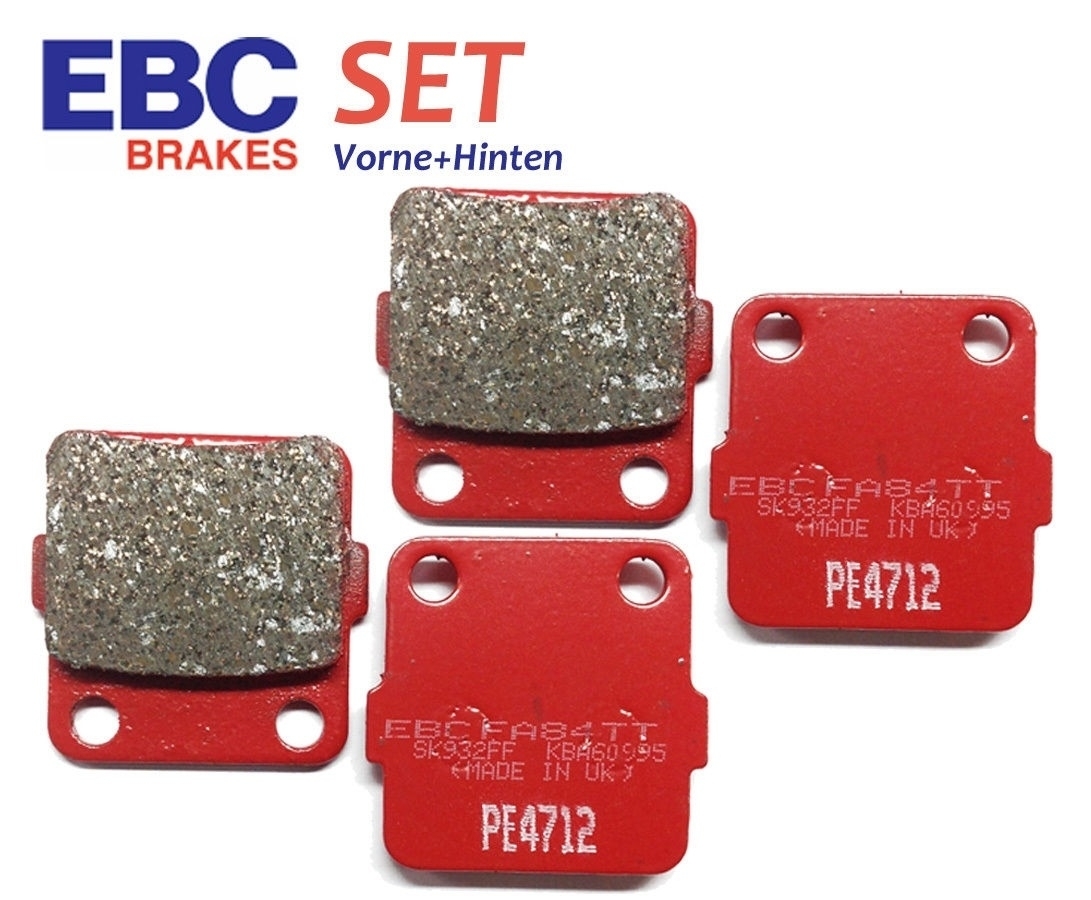 Bremsbeläge SET Vorne + Hinten für Honda TRX 300 EX P/R/S/T/V/W/X/Y/1-8 93-08