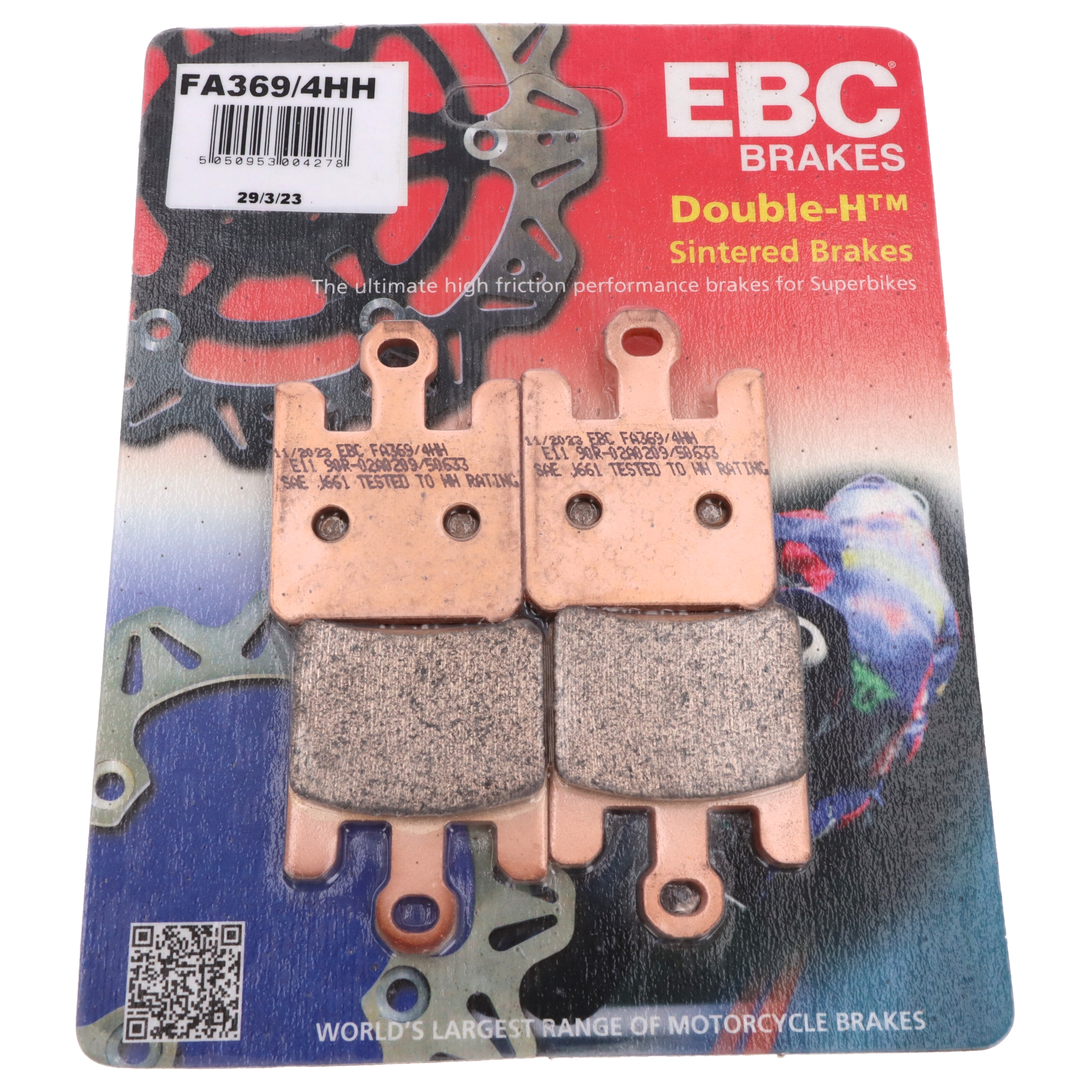 EBC Bremsbeläge FA369/4HH für Suzuki Kawasaki GSX-R VZ ZX-6R 6RR 10R 12R VN 1600