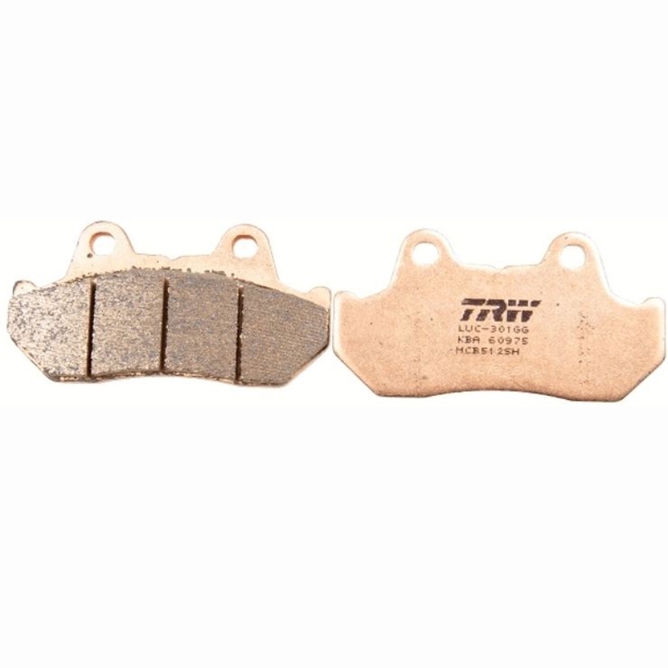 TRW MCB512SH Sintermetall Bremsbeläge hinten für Honda CB CX FT VF CBR VFR GL Goldwing
