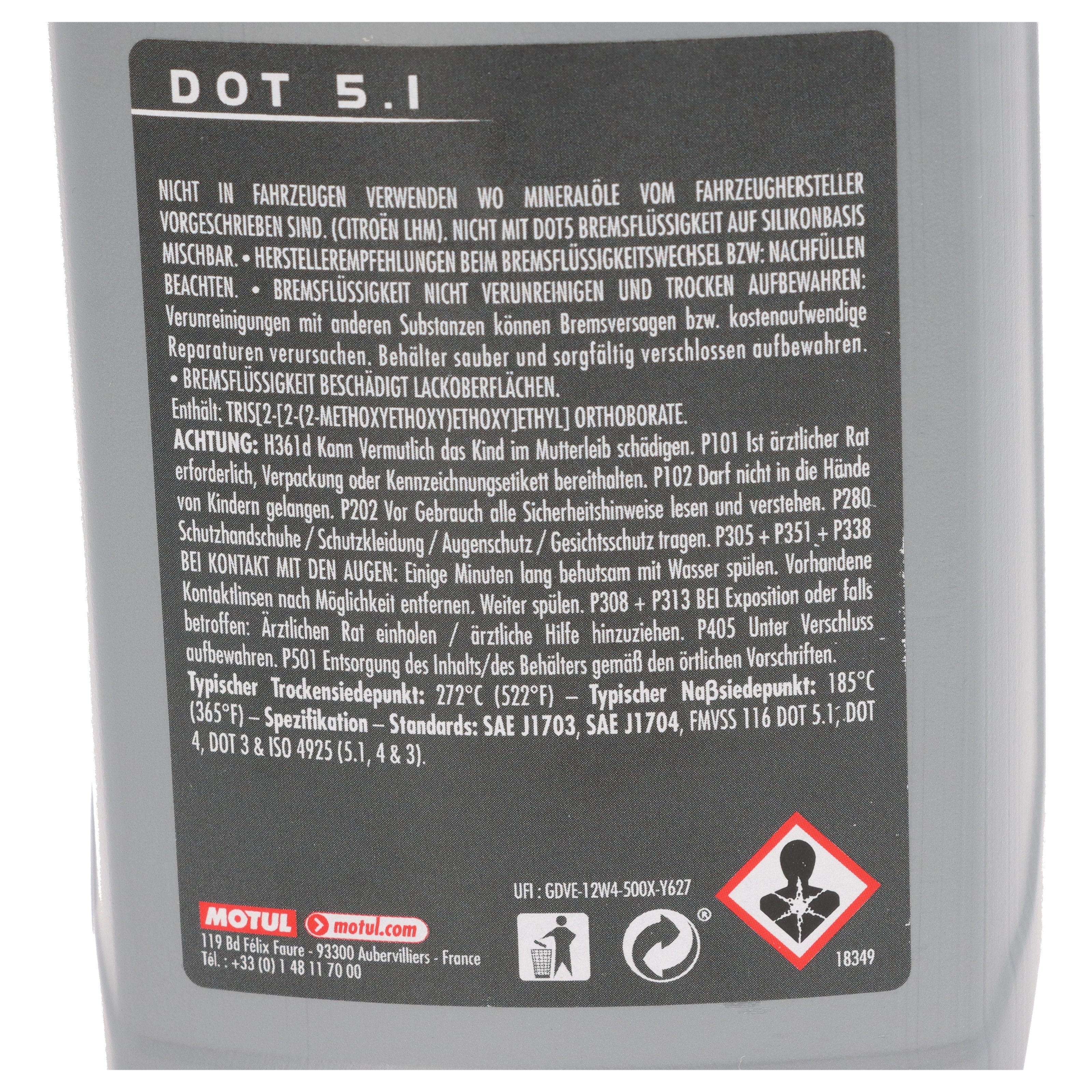 MOTUL Bremsflüssigkeit DOT5.1 0.5L 100950 111481