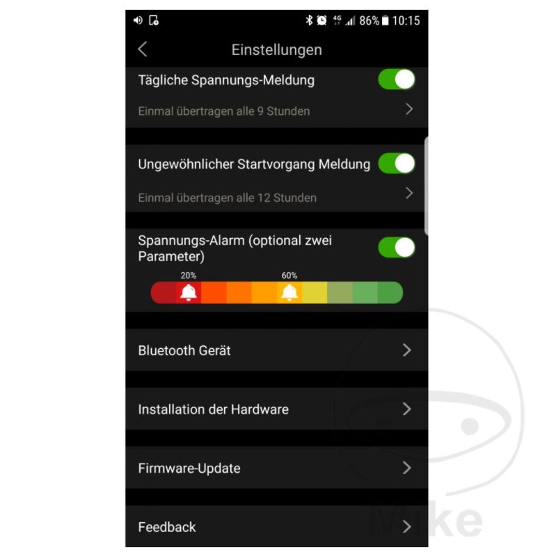 JMP Skan Monitor 2 Batterieüberwachung per APP Bluetooth Motorrad Roller