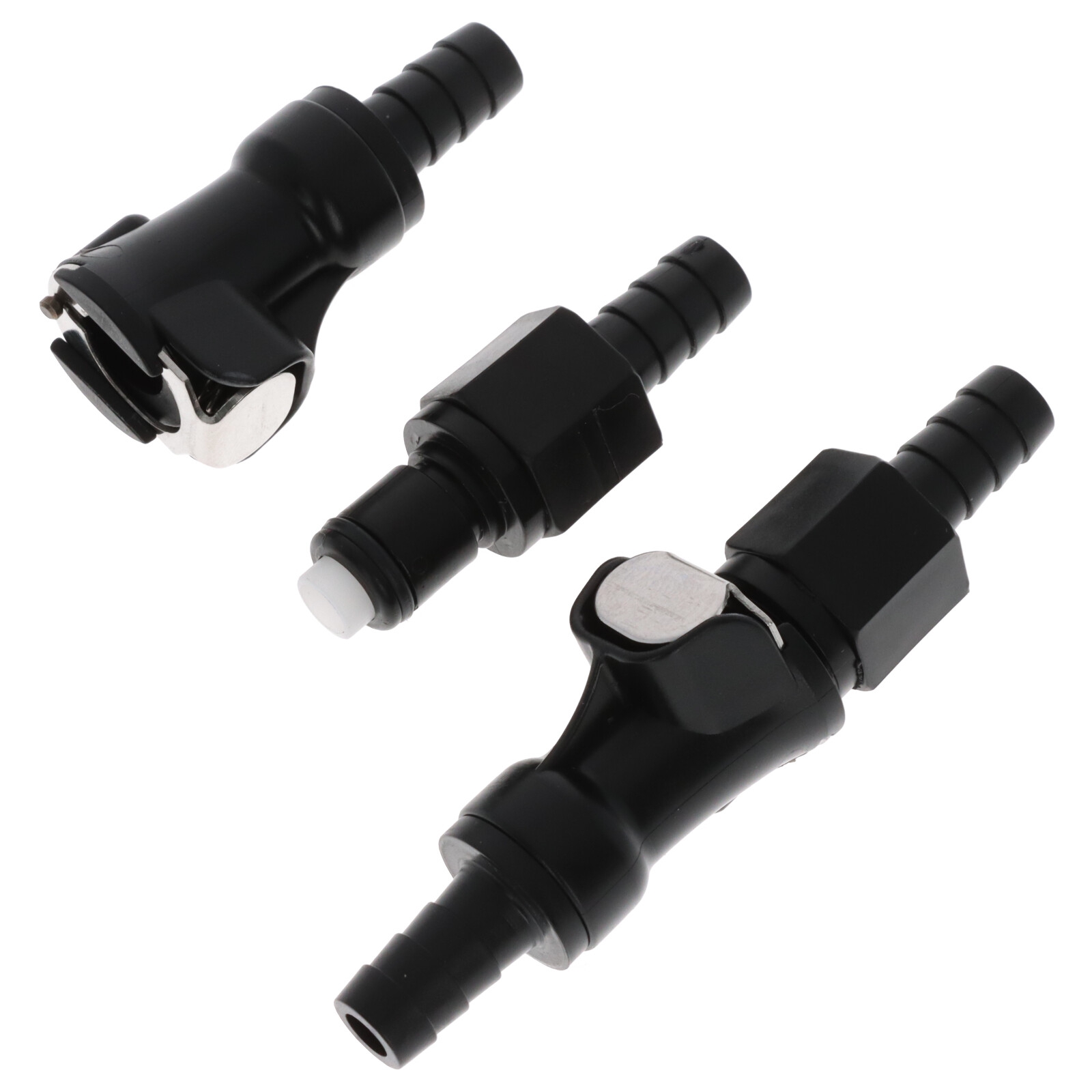 2x Benzinleitung Schnellspanner Kraftstoffleitung Kupplung 8mm Stecker Benzinschlauch Abschaltung
