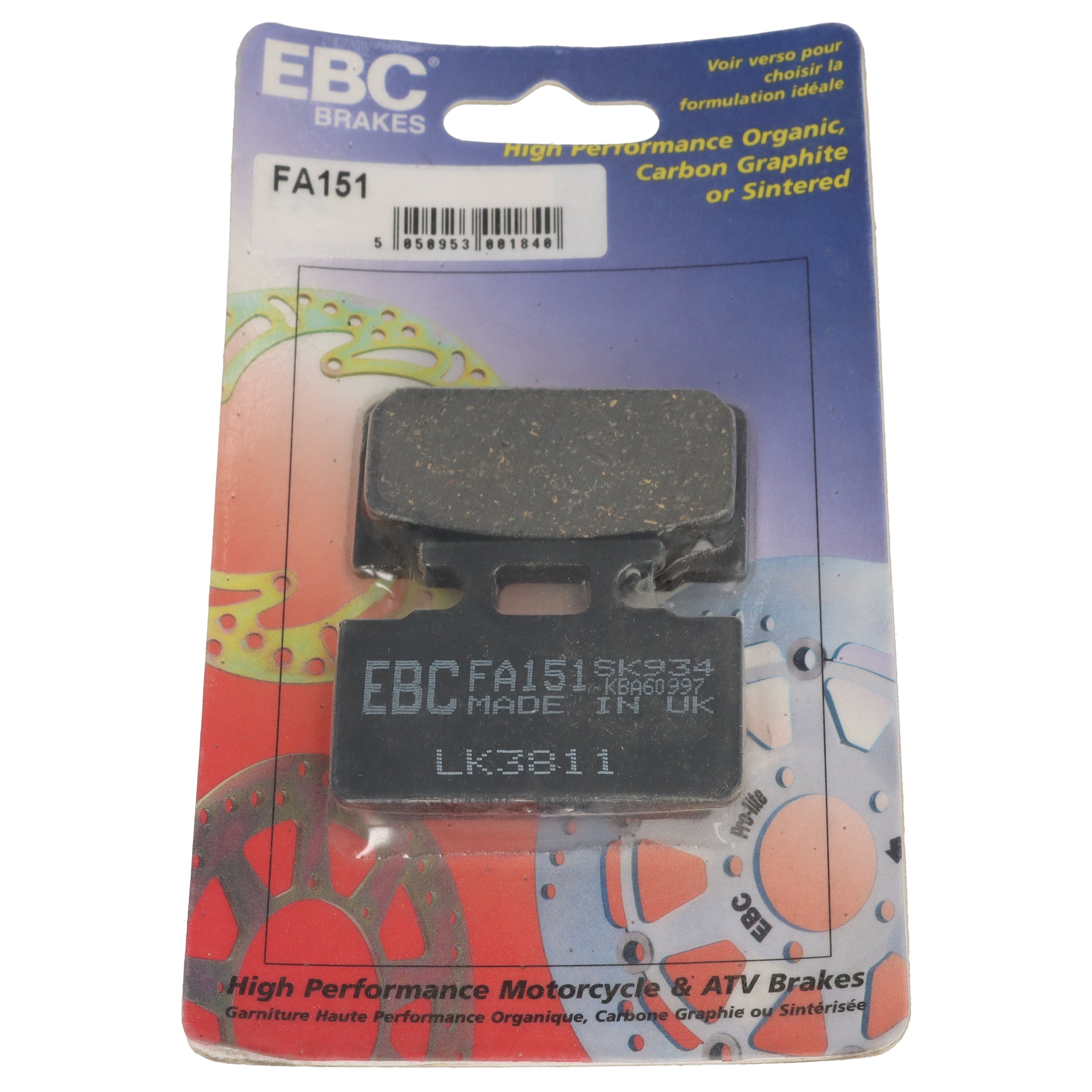 EBC Blackstuff Standard Bremsbeläge FA151