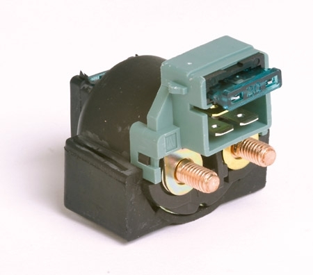 Anlassermagnetschalter 12V mit 30A Zusatzsicherung 4 Flachstecker