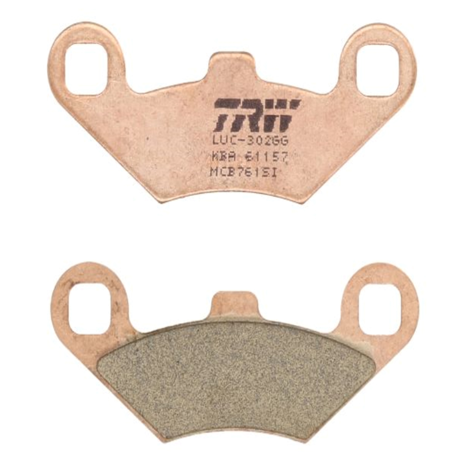 TRW Sintermetall Bremsbelagsatz für Polaris Sportsman Scrambler Trail Boss Trail Blazer vorne+hinten