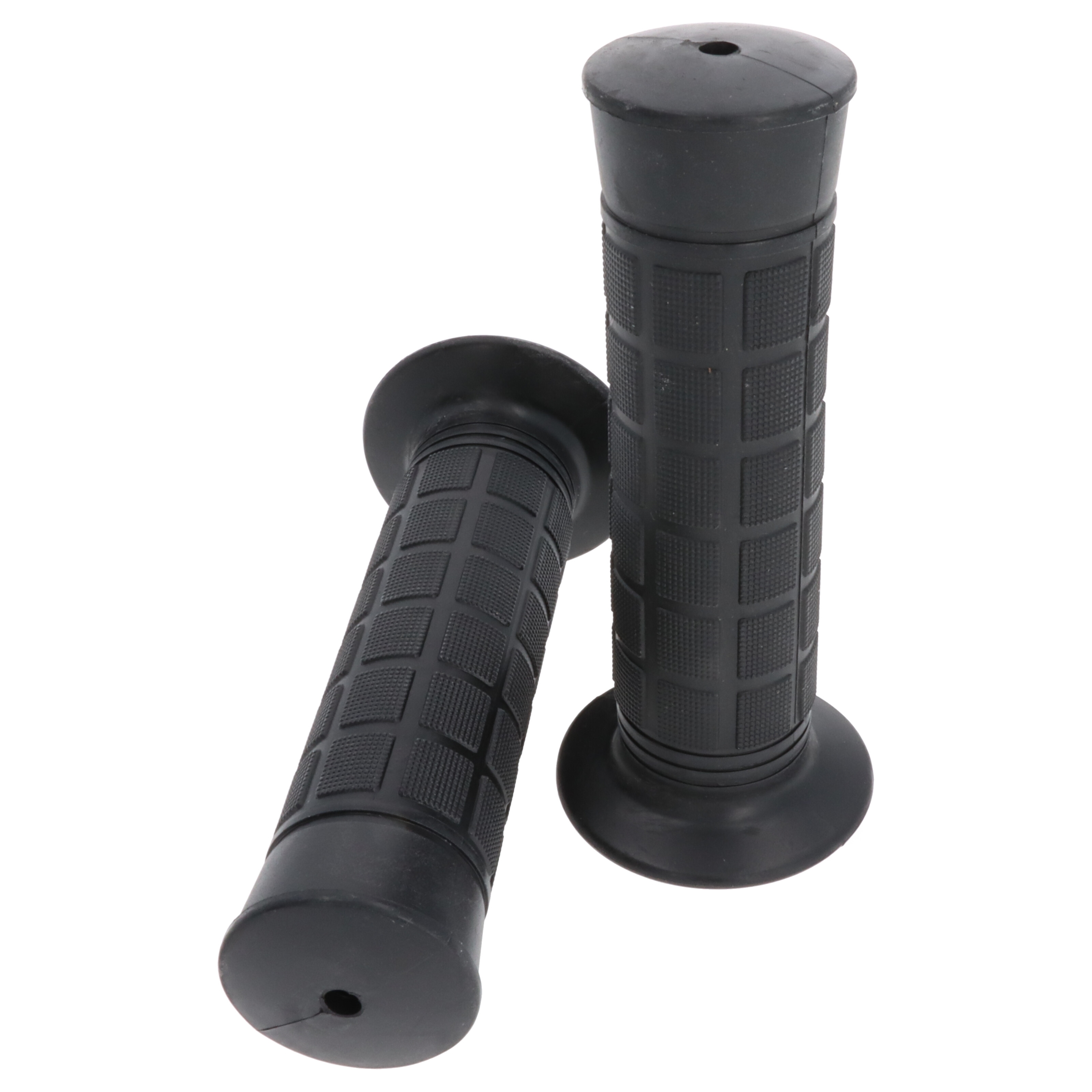 Griffgummi-Paar 22/25mm schwarz 7/8 Zoll Lenker 116mm Motorrad Roller Griffe