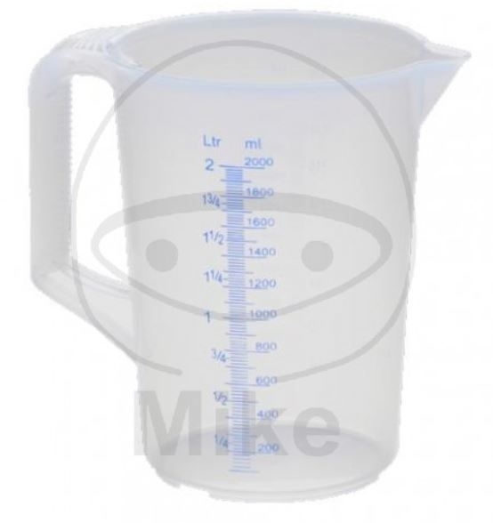 Hünersdorff Messkanne PP transparent Volumen: 2.000 ml