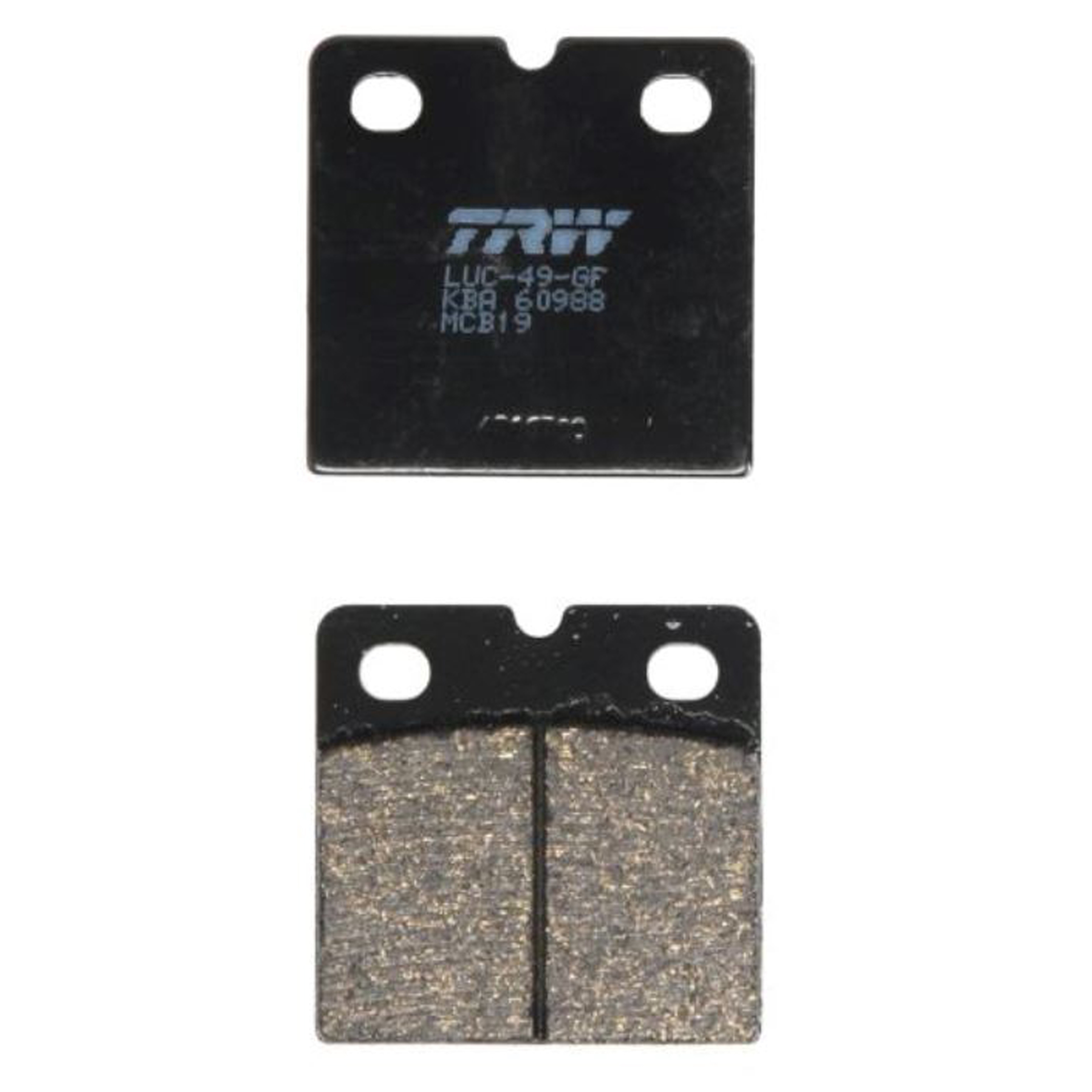 TRW Bremsbeläge Belagsatz für BMW R 80 R 100 RS RT K 75 K 100 vorne + hinten