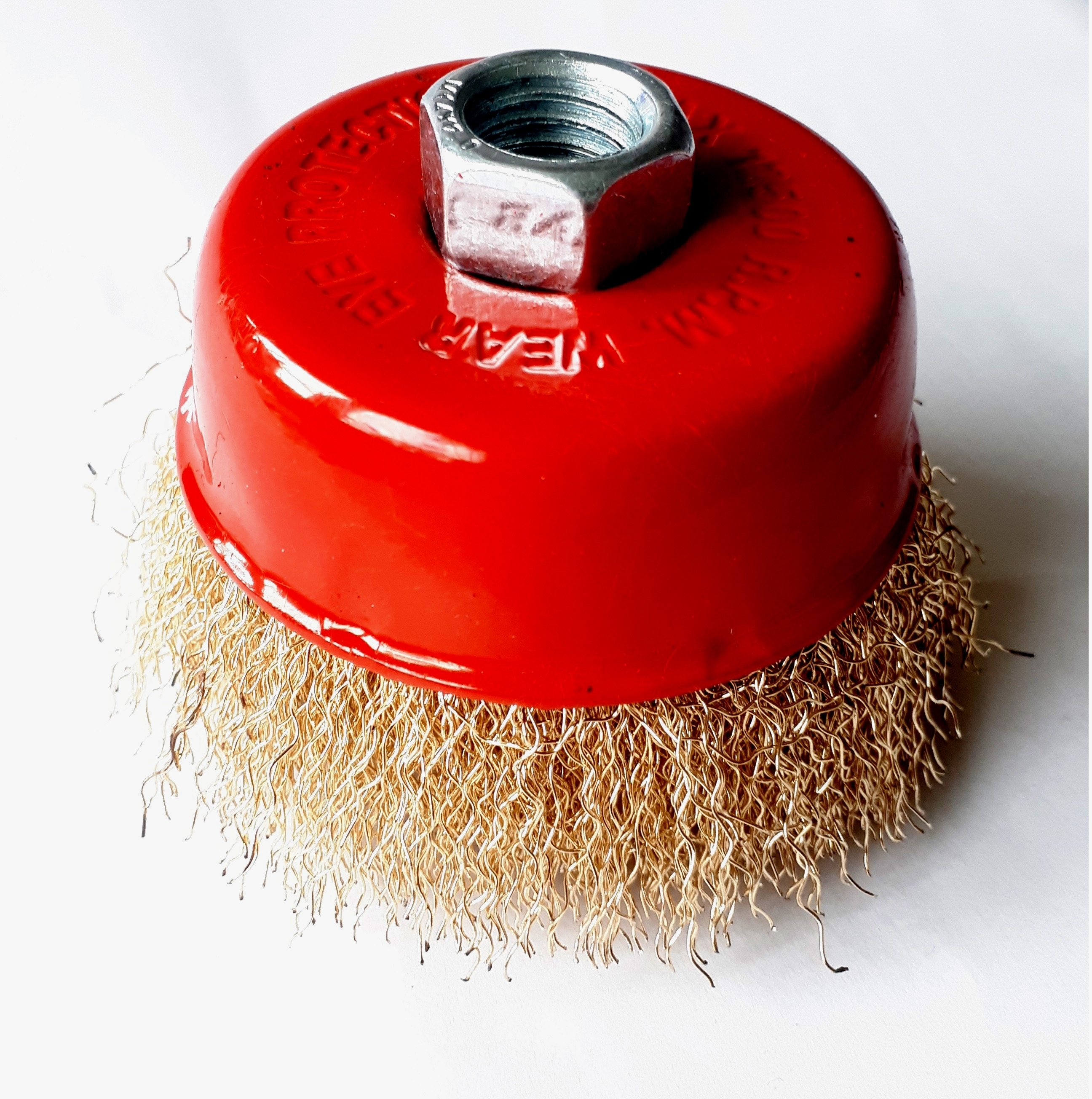 3x Topfbürste Drahtbürste Ø 75 mm M14 für Flex Winkelschleifer