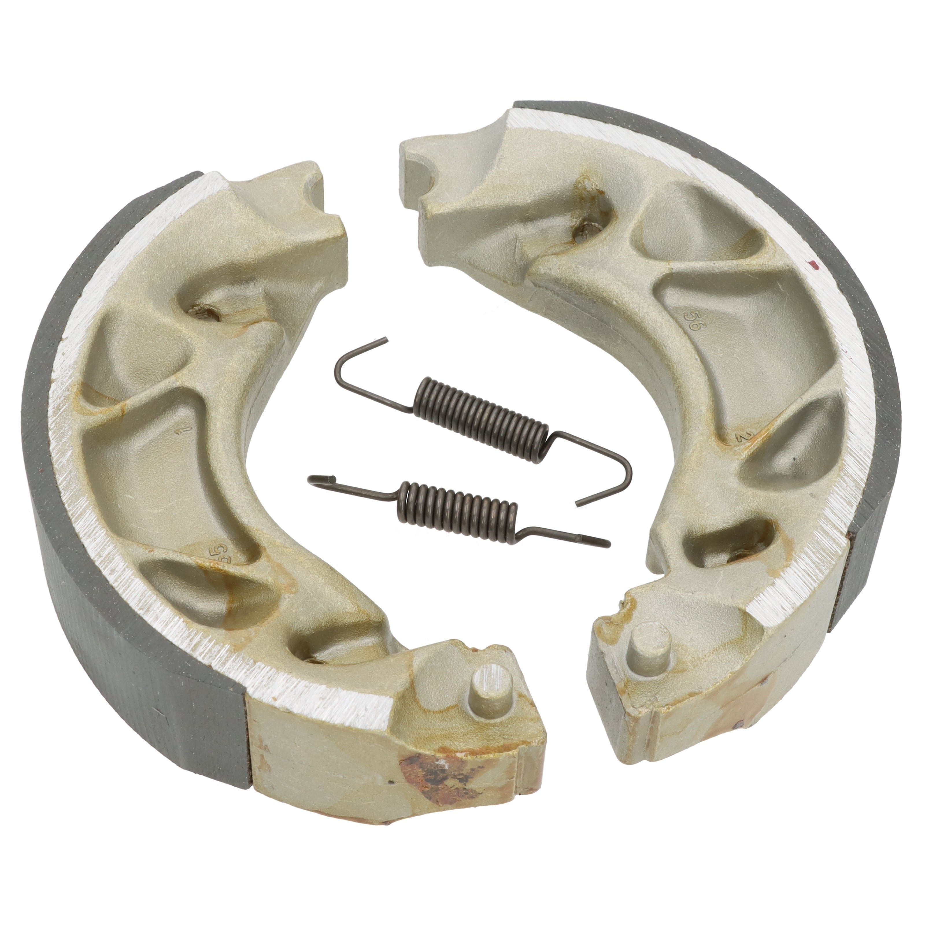 EBC Y535 Bremsbacken mit Feder für Yamaha YBR 125 ED 2007-16 SPD 2008-16 YBR 250 2007-13 130x28mm