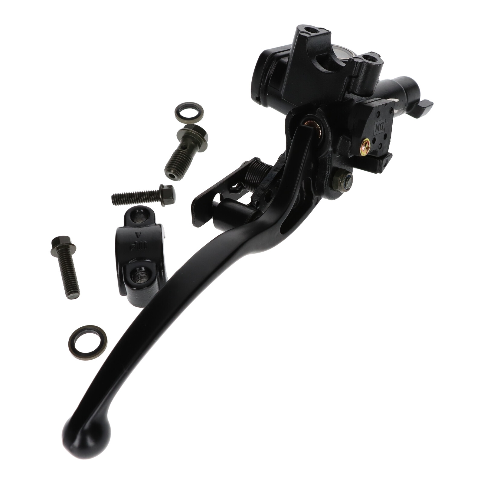 Hauptbremszylinder feststellbar links mit Bremshebel für ATV Quad 110 125 150ccm