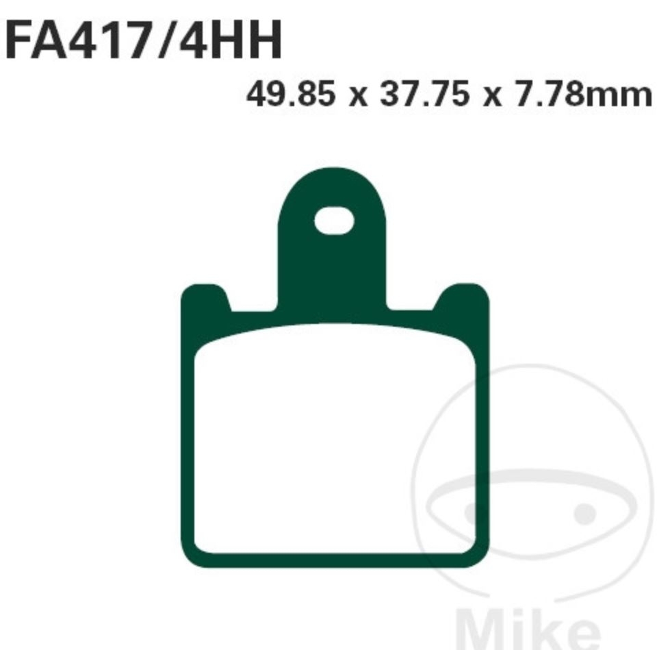EBC Bremsbeläge EPFA417/4HH für Kawasaki ZZR Z ZX-6R GTR 600 750 1000 1400