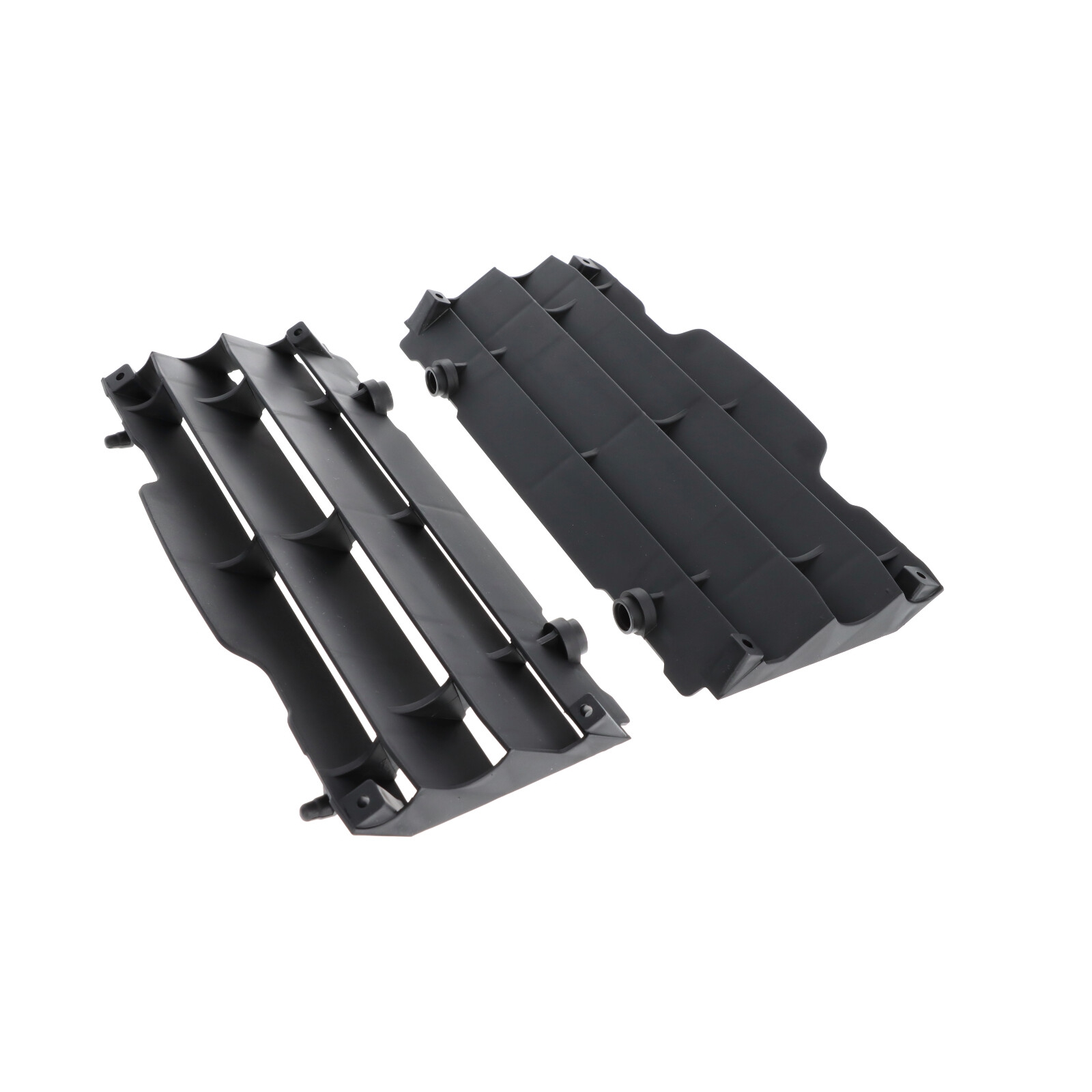 Polisport 8455300001 Kühlerlamellen schwarz für KTM SX SX-F EXC EXC-F Husqvarna FC FE TC TE
