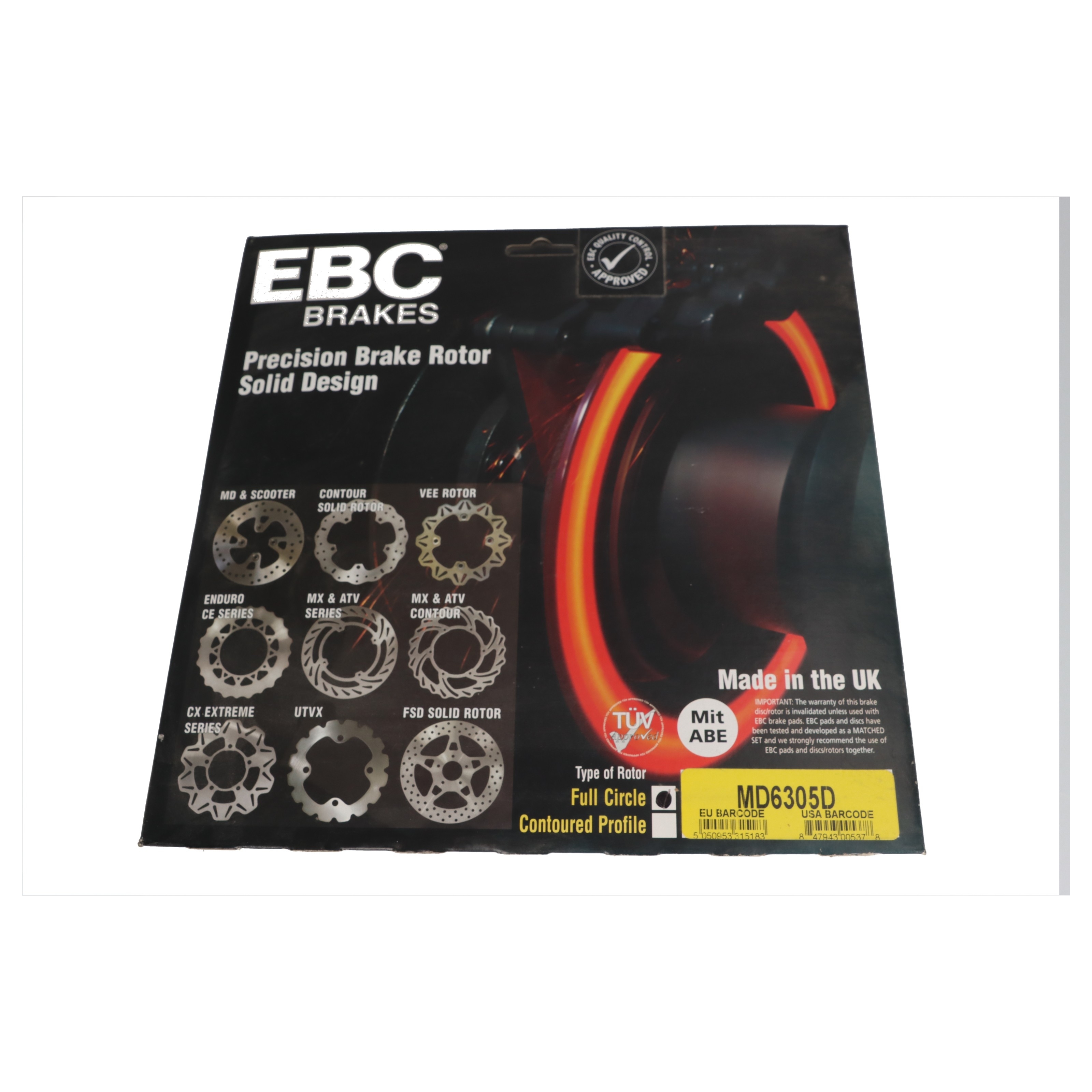EBC Bremsscheibe MD6305D Suzuki RM 250 RJ18C RJ18A 125 RF16A RF16C