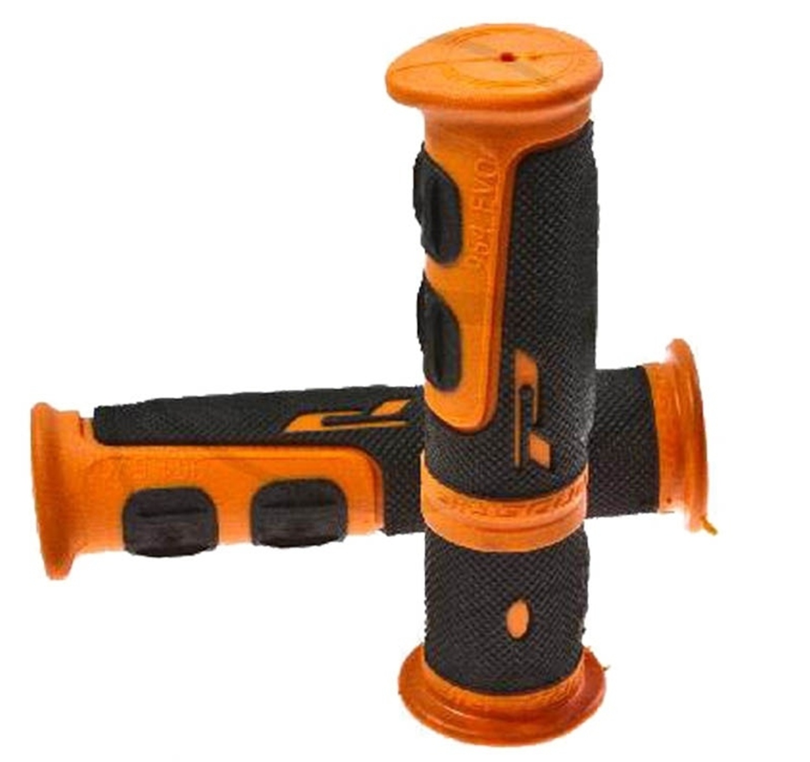 Progrip ATV Griff mit zwei Materialkomponenten orange / schwarz 964.07