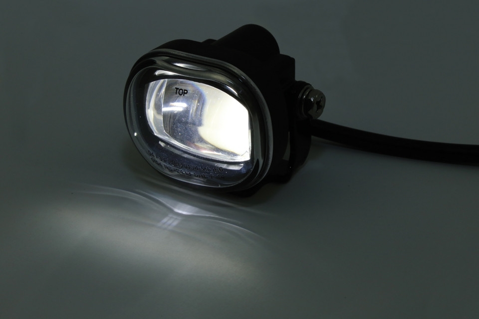 HIGHSIDER Nebelscheinwerfer LED-MICRO, rechteckig, schwarz