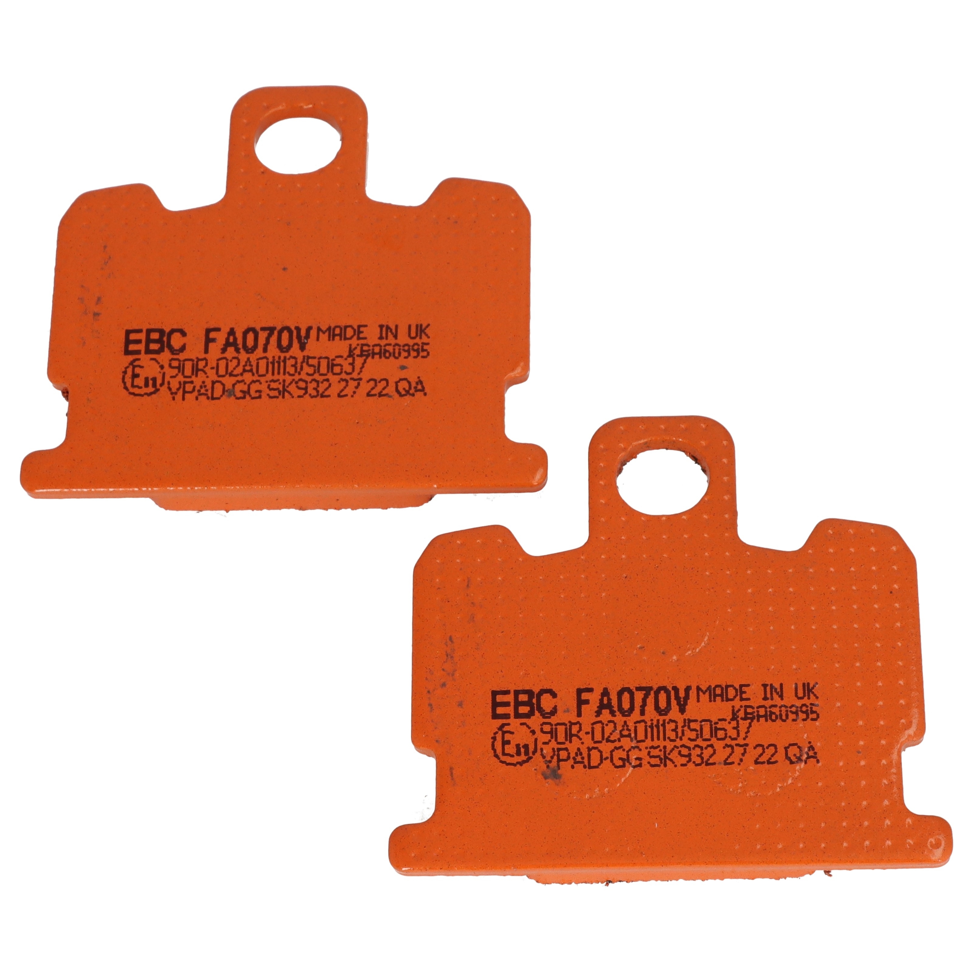 EBC FA070V Bremsbeläge vorne für Yamaha RD 50 80 250 350 RX 80 XJ 550 750 XS 1100 XV 1000