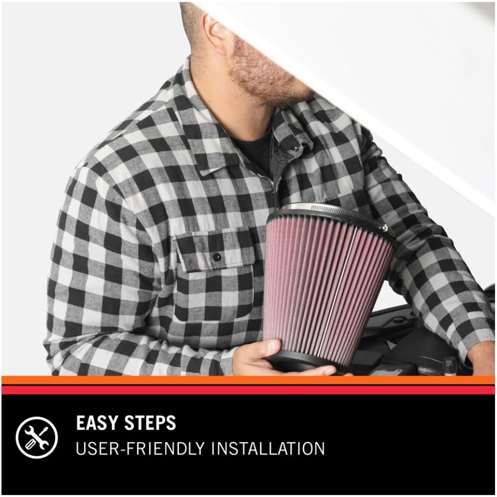 K&N UNIVERSAL Sport Luftfilter RU-2690 Flansch 44 mm