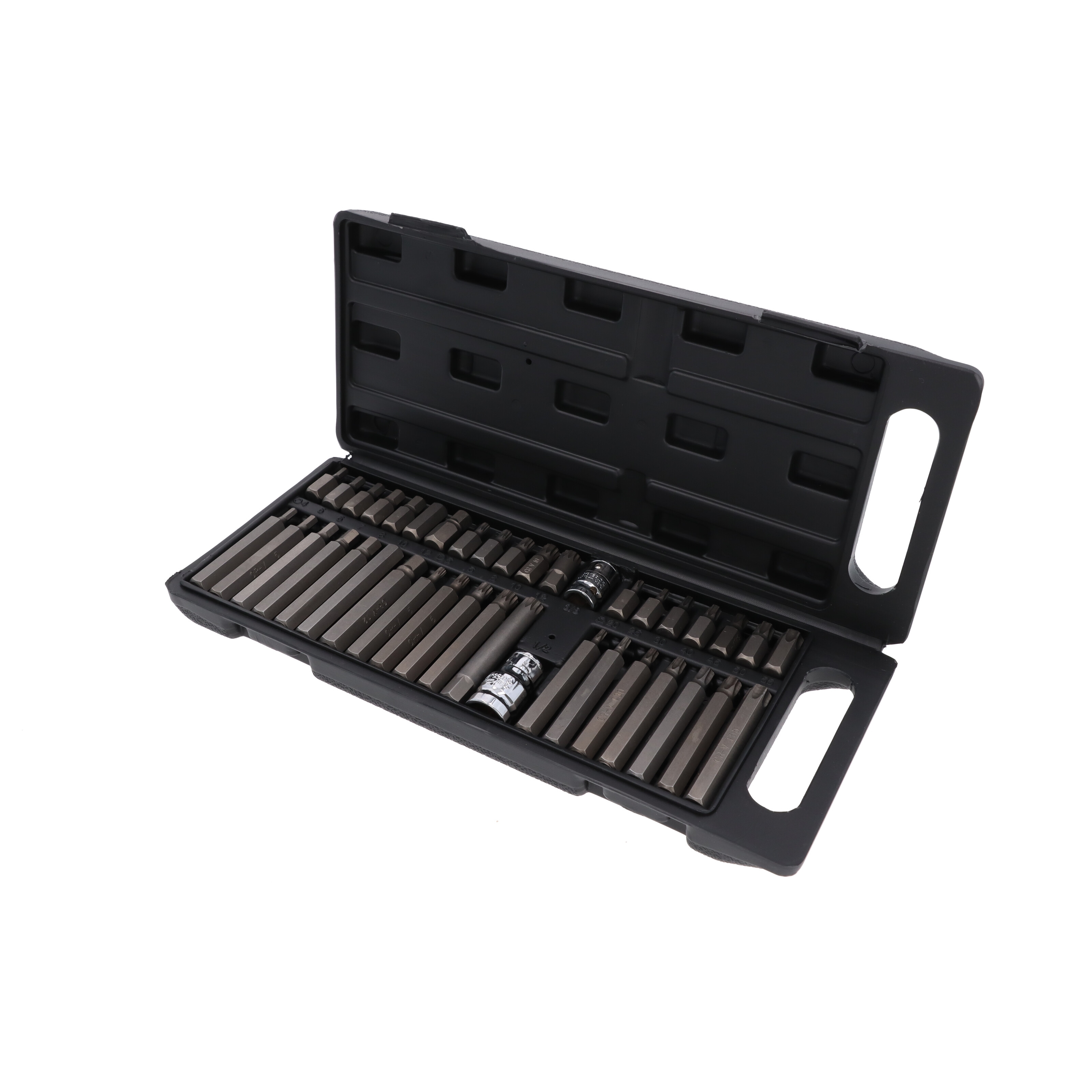 41tlg Profi Vielzahn Bitset Bitsatz Bitbox Steck Innen Nüsse Set für Torx®Schrauben