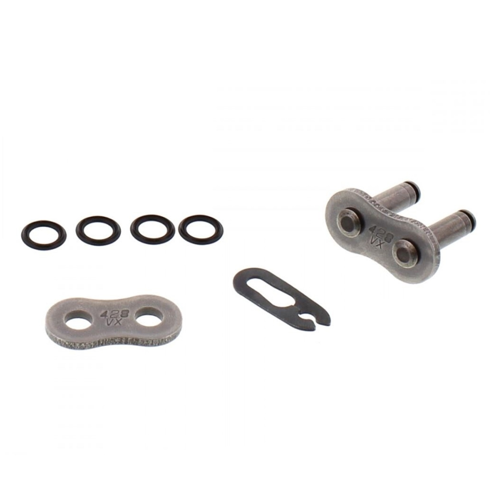 DID VX Motorrad X-Ringkette verstärkt 428 Teilung 60 Glieder offen +Clipschloss