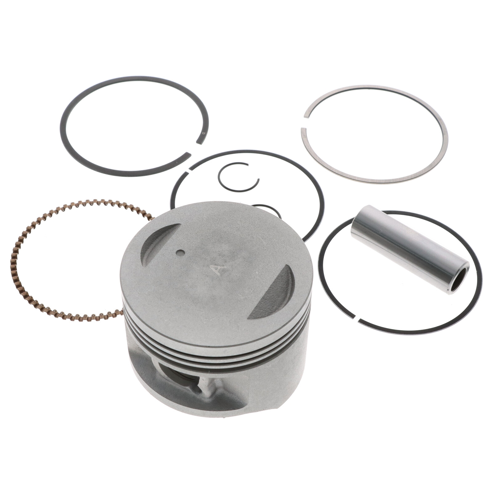 Kolben für Suzuki GN125 GS125 GZ125 TU125 DR Marauder Ø57mm Flachkolben Kolbenringe