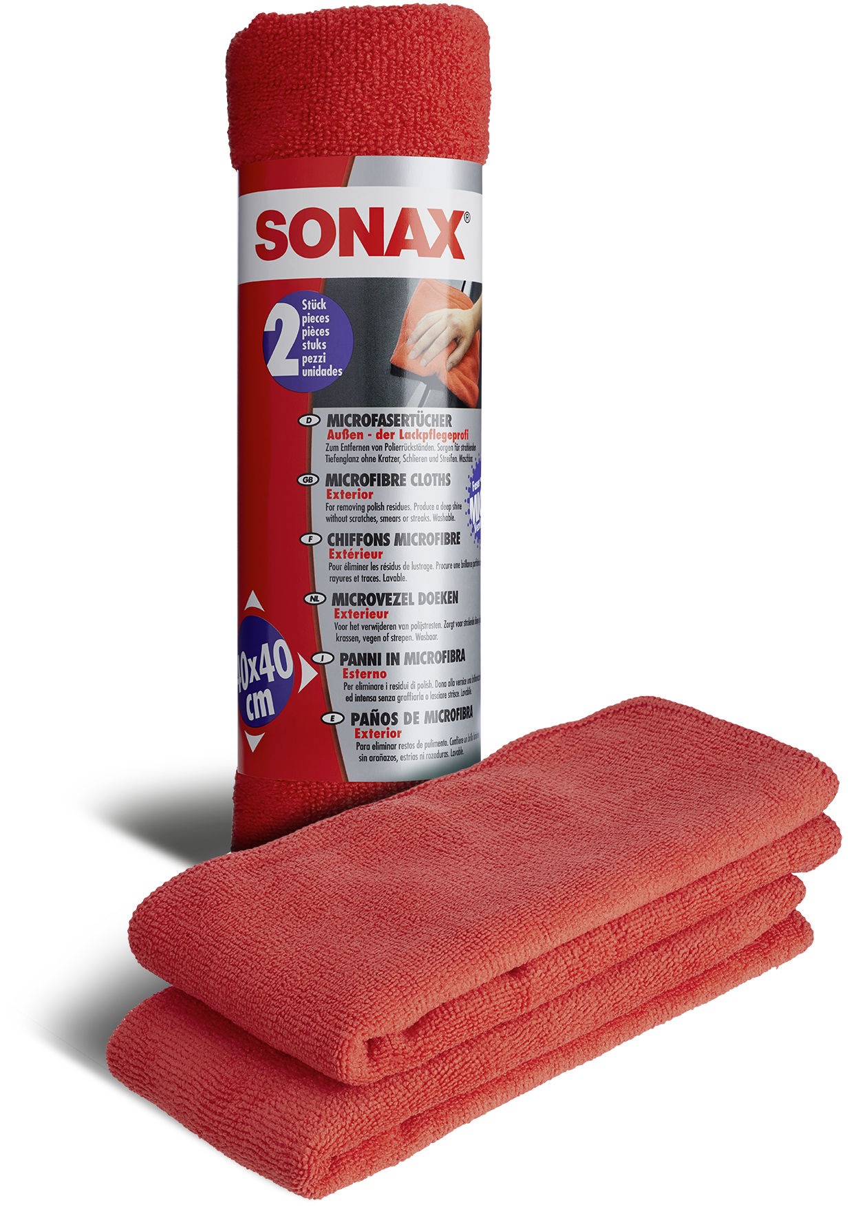 SONAX Microfasertücher Außen (2 St.) 416241
