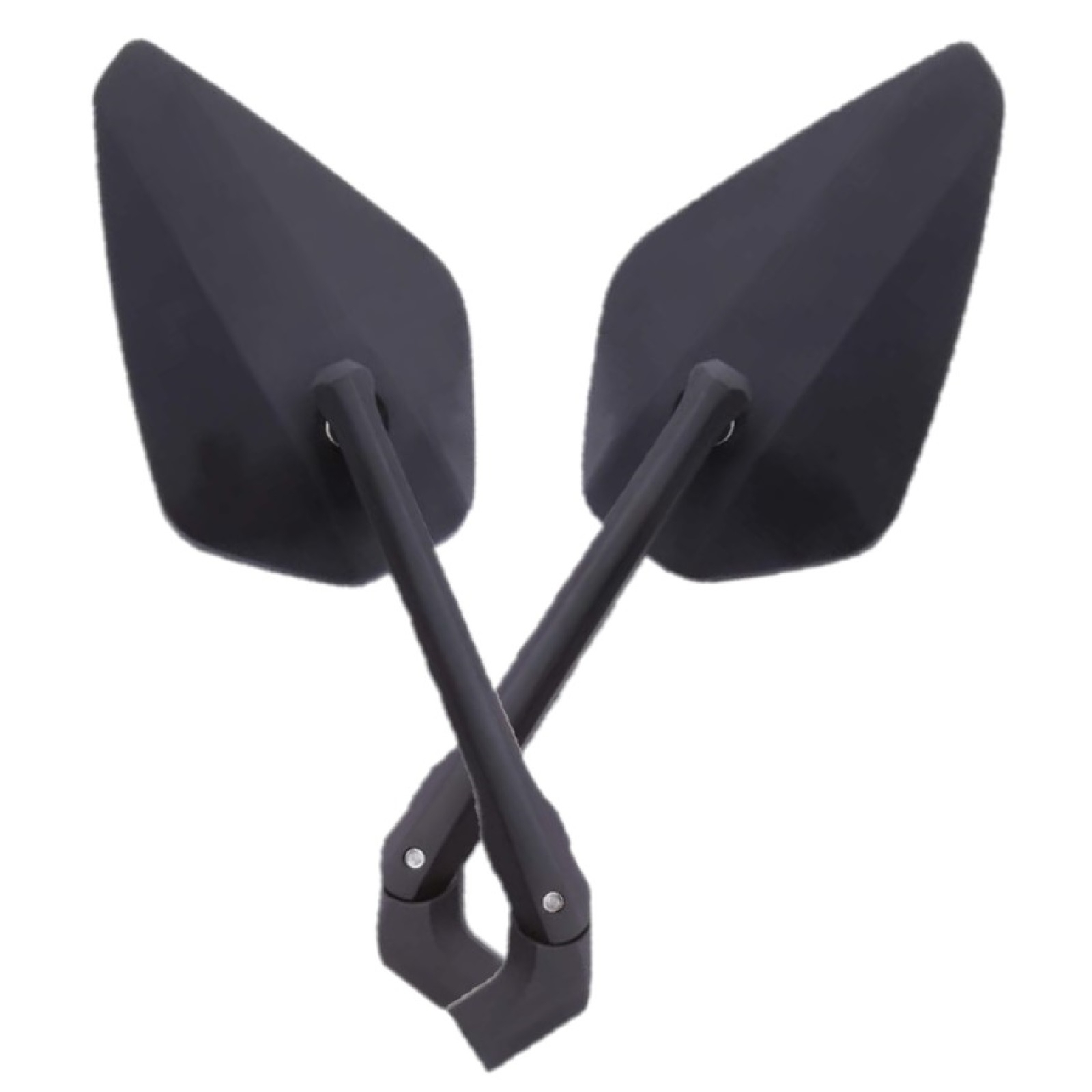 Spiegelpaar Universal schwarz Aluminium plus Adapter für Yamaha E-geprüft