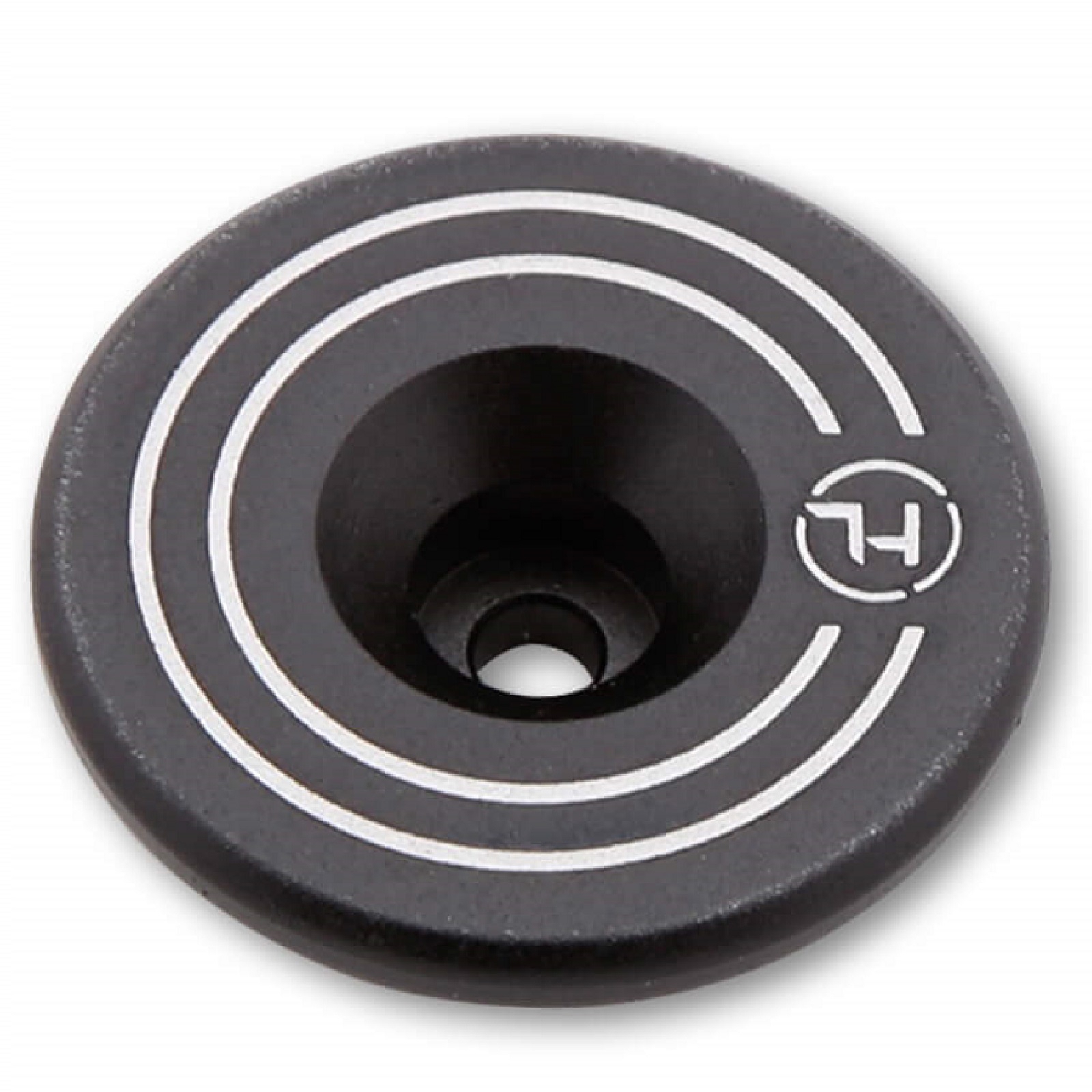 Abdeckkappe für Lenkerendenspiegel aus Aluminium in schwarz HIGHSIDER