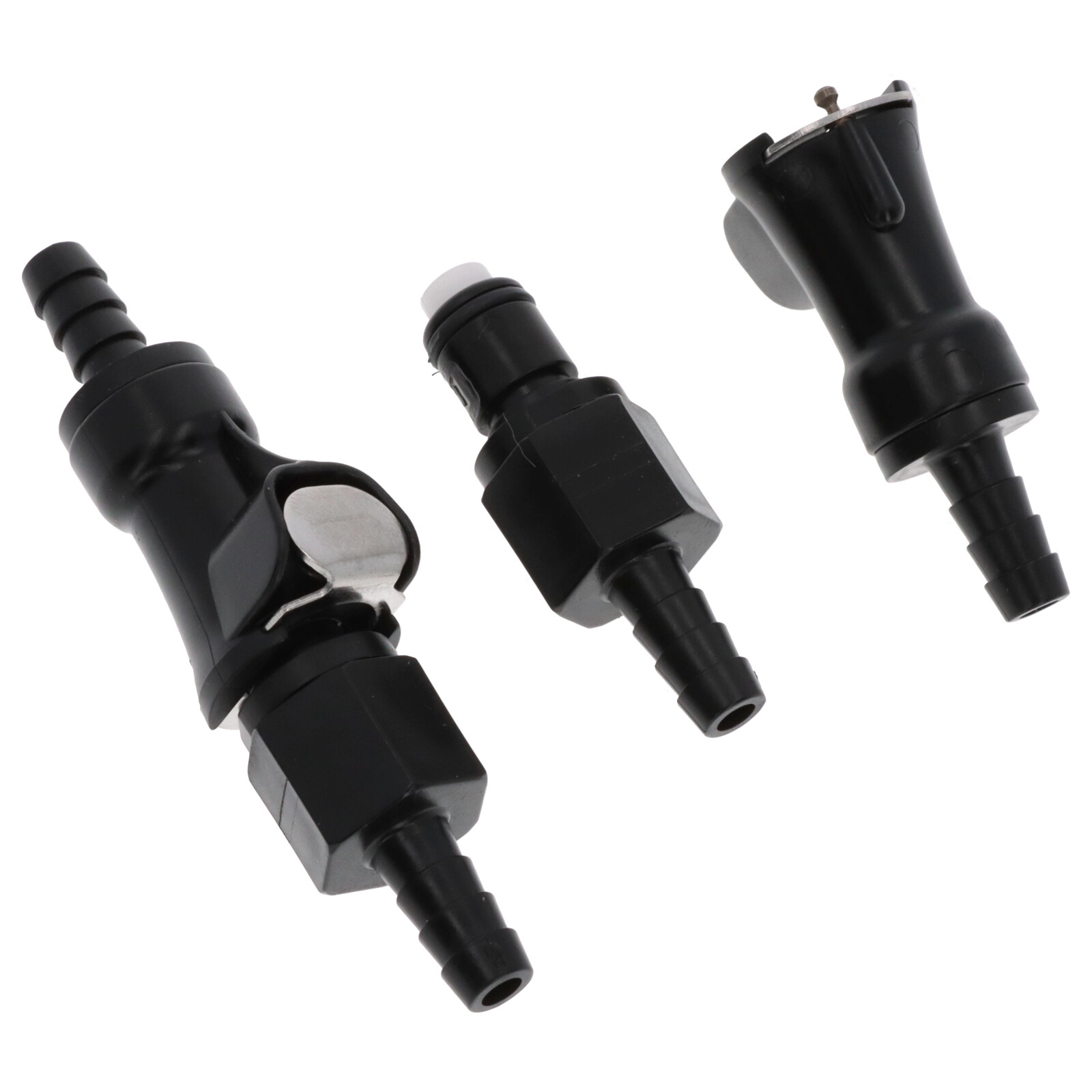 2x Benzinleitung Schnellspanner Kraftstoffleitung Kupplung 6mm Stecker Benzinschlauch Abschaltung