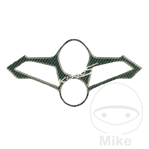 Gabelbrückenaufkleber Carbon PPS für BMW-K1300S