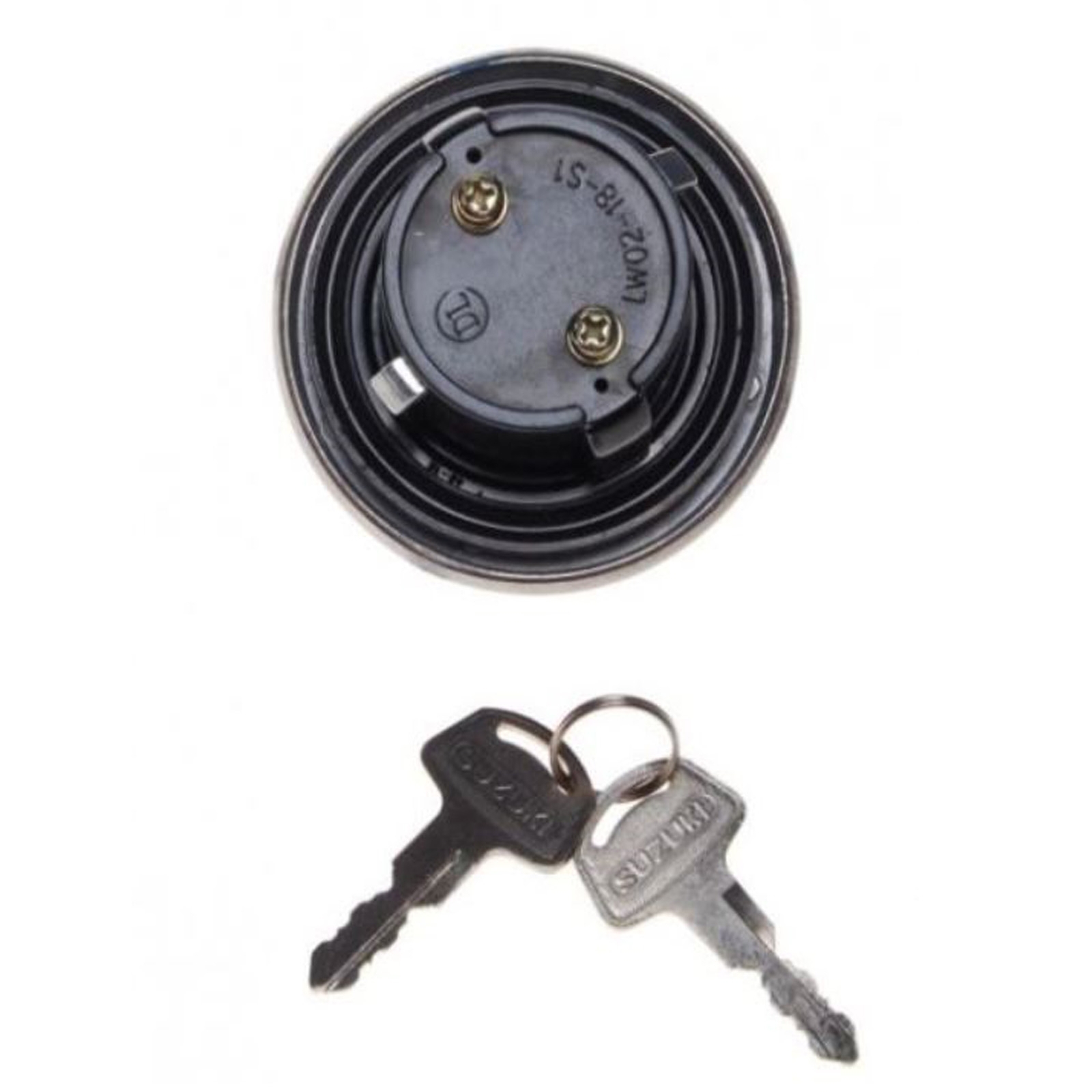 Tankdeckel abschließbar für Suzuki GN 125 250 GT TS GSX400 ZR mit Schlüssel