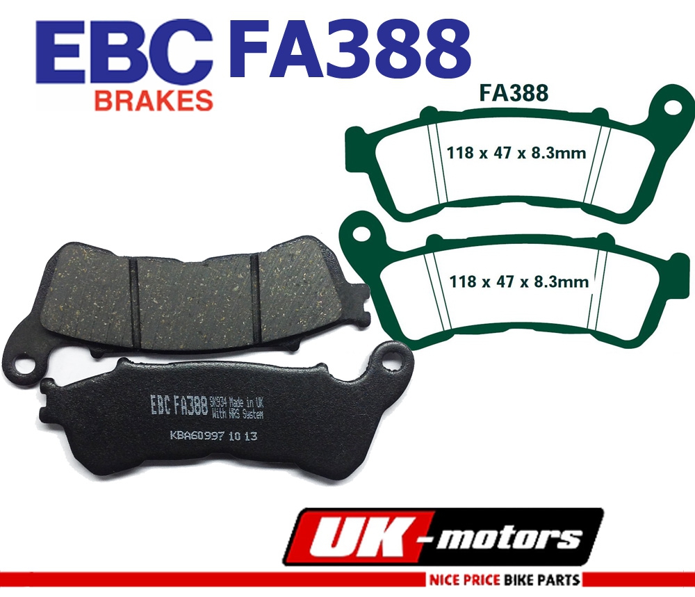 EBC Bremsbeläge FA388 für Honda CBF NT VFR CB NSA XL ST VT SH