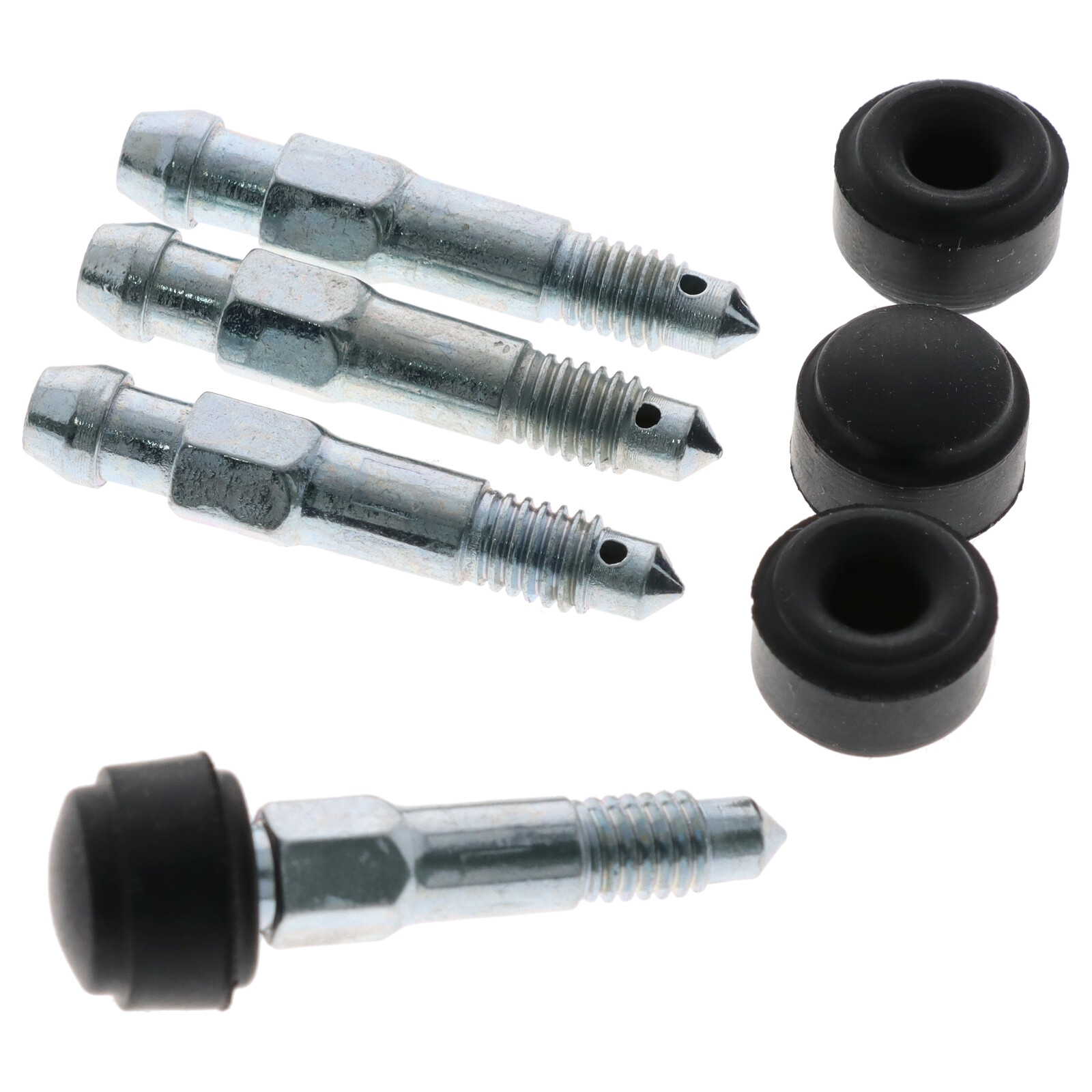4x Quick Brake QB0069-4 Bremssattel Entlüfterschraube Entlüftungsventil M7x1x28 SW7 mit Kappen