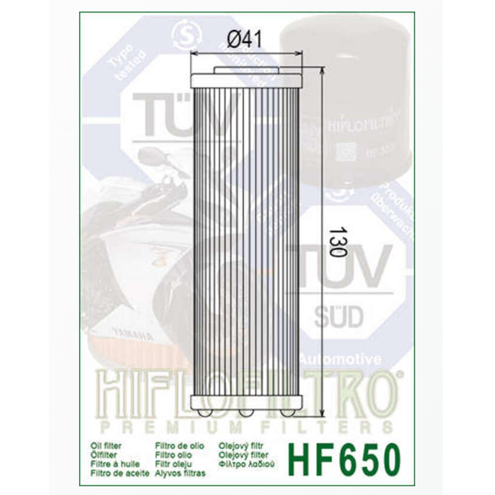 3x Hiflo HF650 Ölfilter für KTM Adventure Duke RC8 Super Adventure Super Duke Supermoto