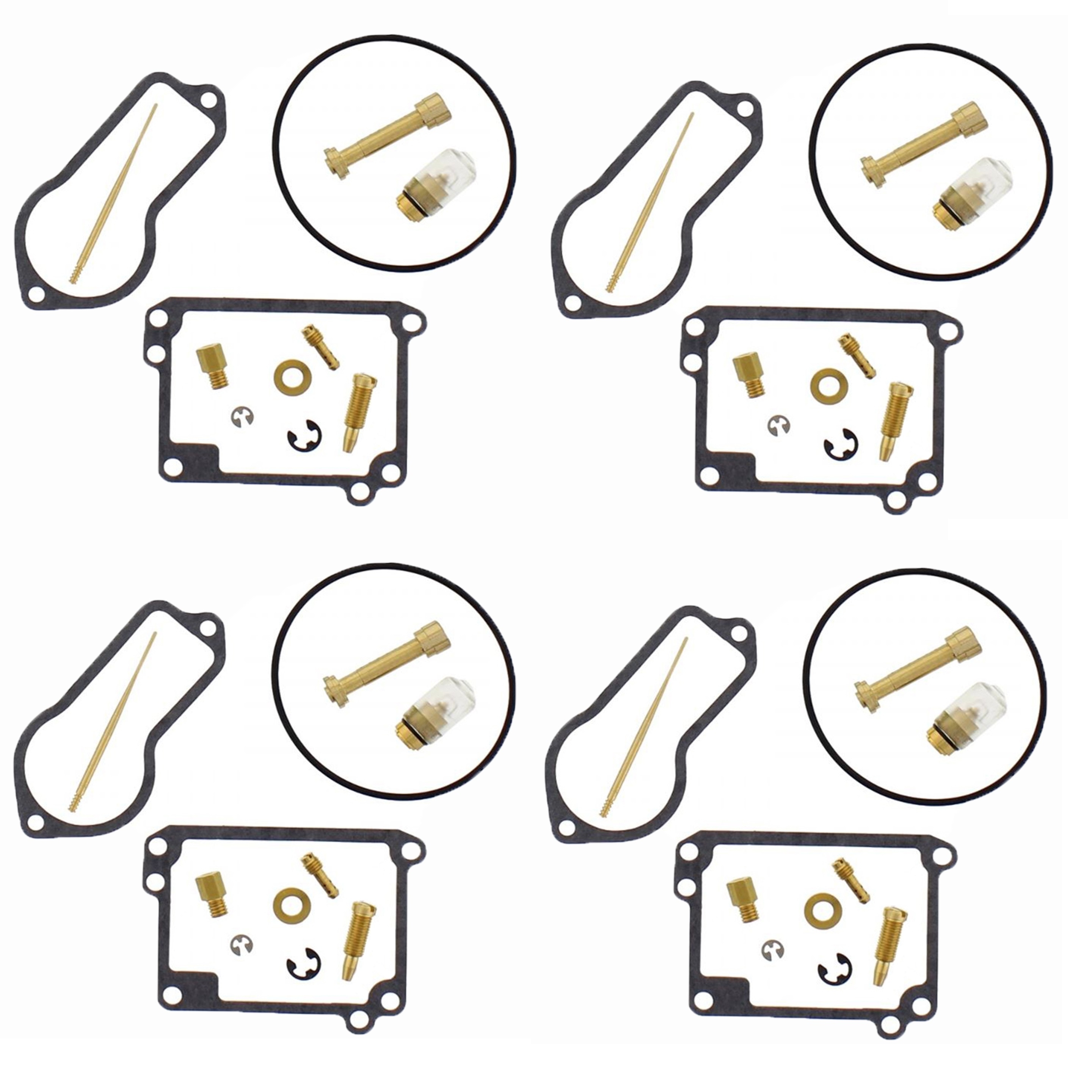 4x Keyster KY-0496 Vergaser Reparatursatz für Yamaha RD 500 LC YPVS 1984 - 1985