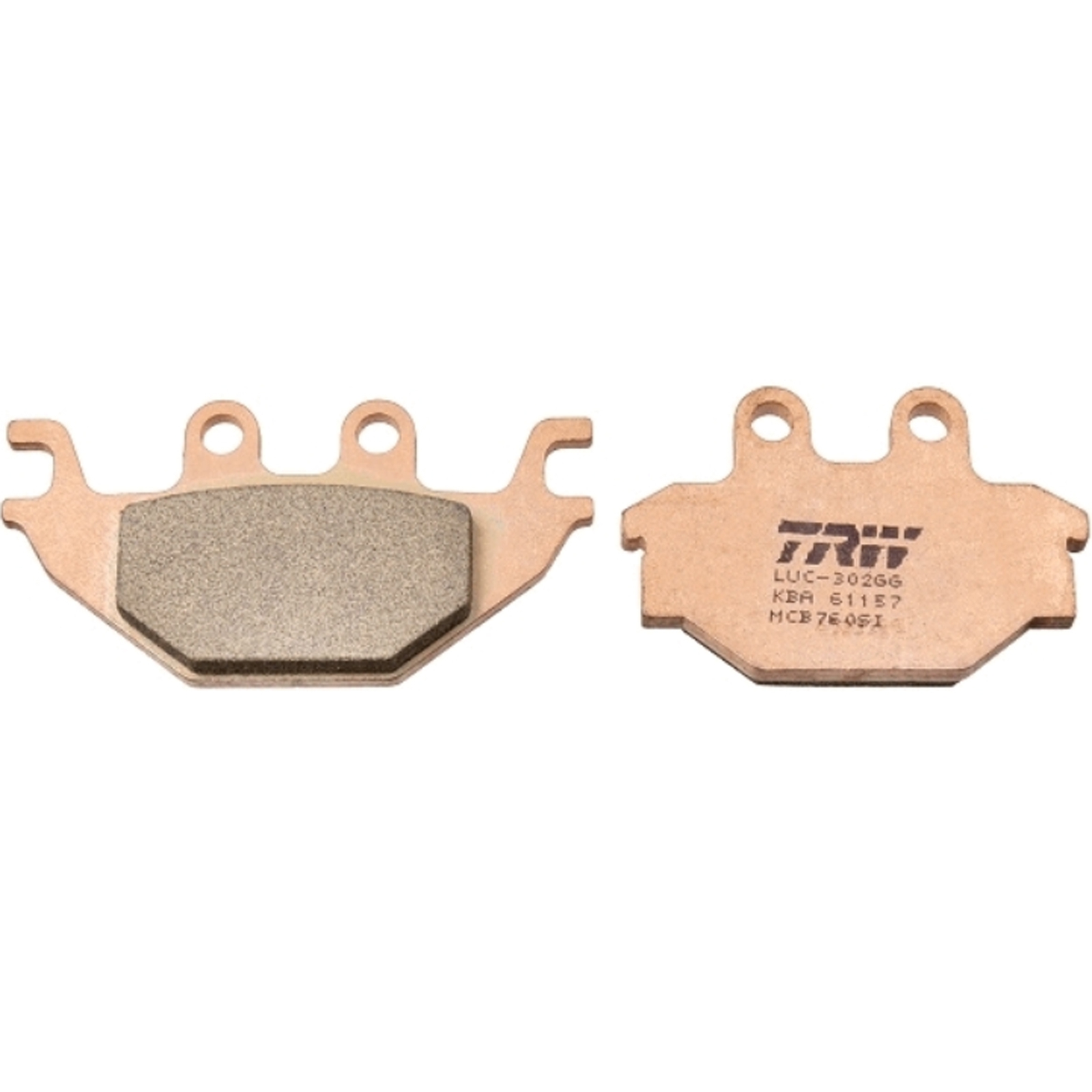 TRW MCB760SI Sintermetall Bremsbeläge für Kymco Maxxer MXU UXV Kawasaki KVF SYM Yamaha YZF-R MT