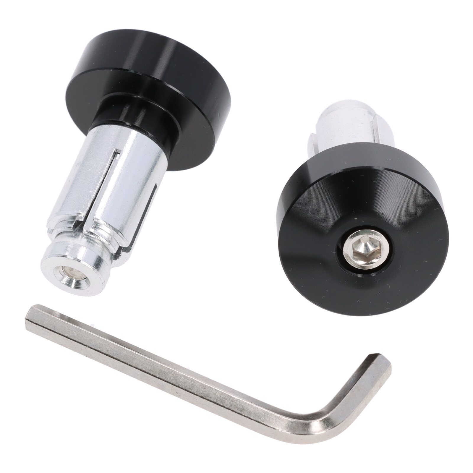 Lenkerenden Lenkergewichte schwarz 2x47g für Lenker 13-19 mm Motorrad Quad ATV