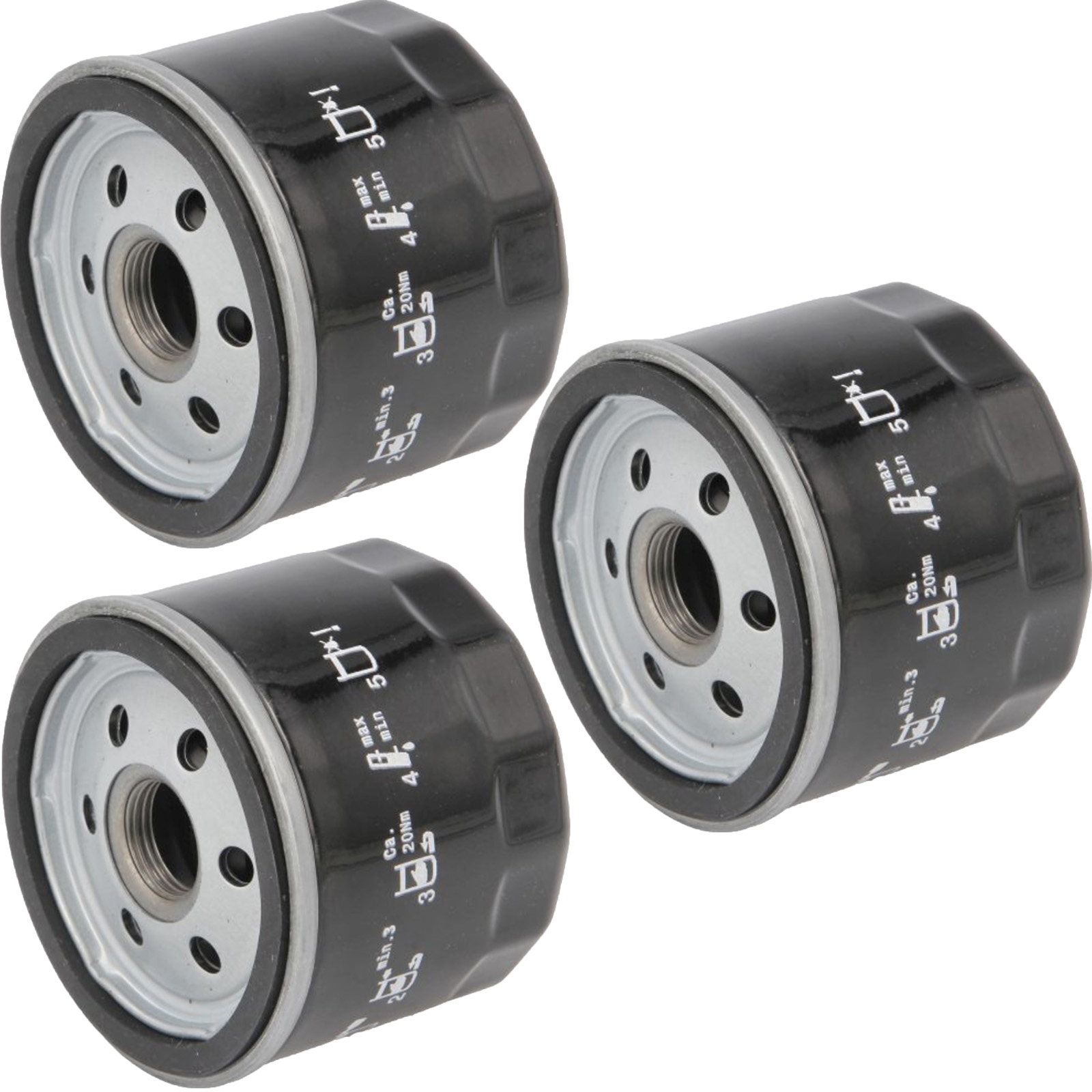 3x Mahle Ölfilter OC1824 für BMW F650 F700 F750  F800 HP4 K1200 K1300 R1200 S1000