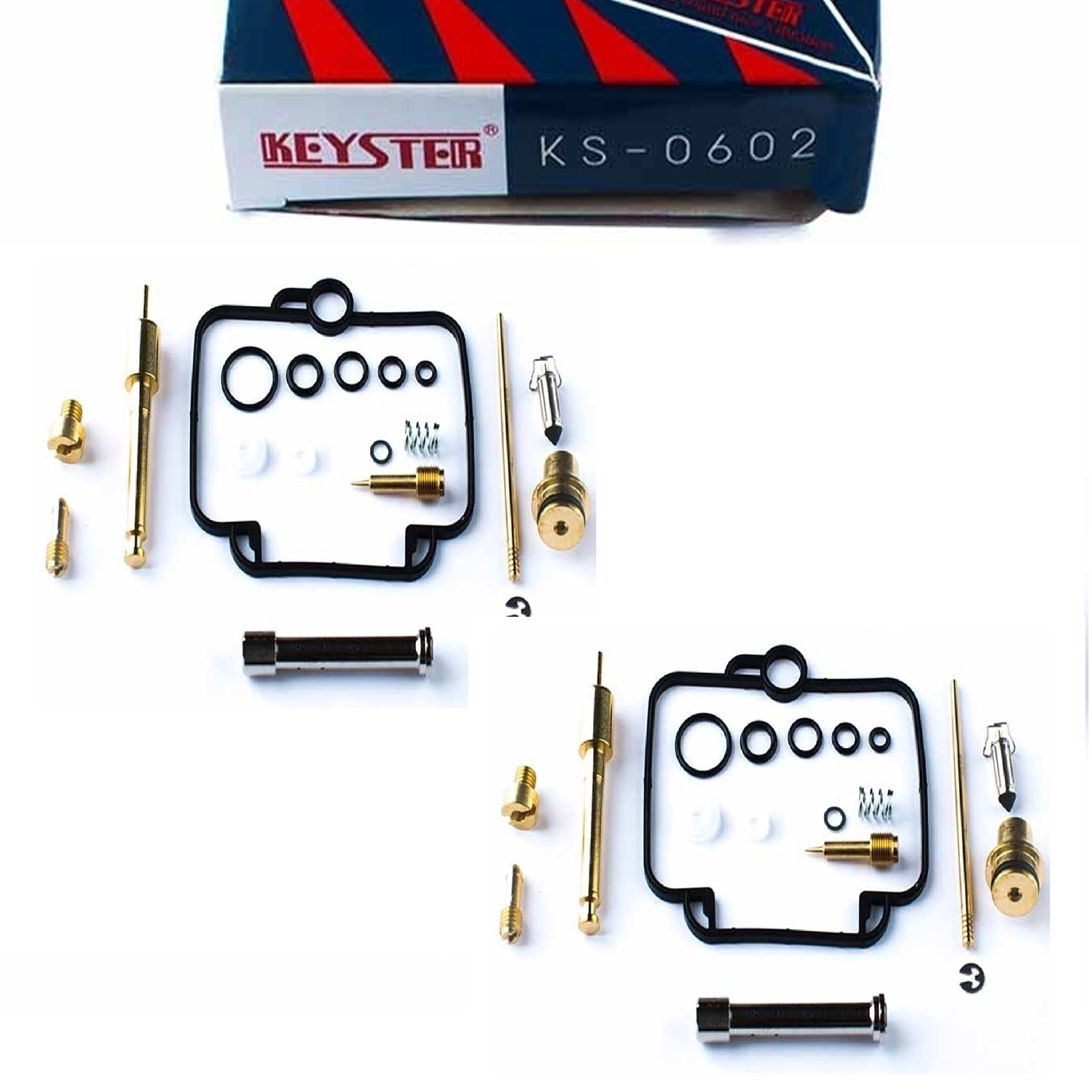 2x Keyster KS-0602 Vergaser Reparatursatz für Suzuki GS500 1989 - 2000 GM51B GS 500