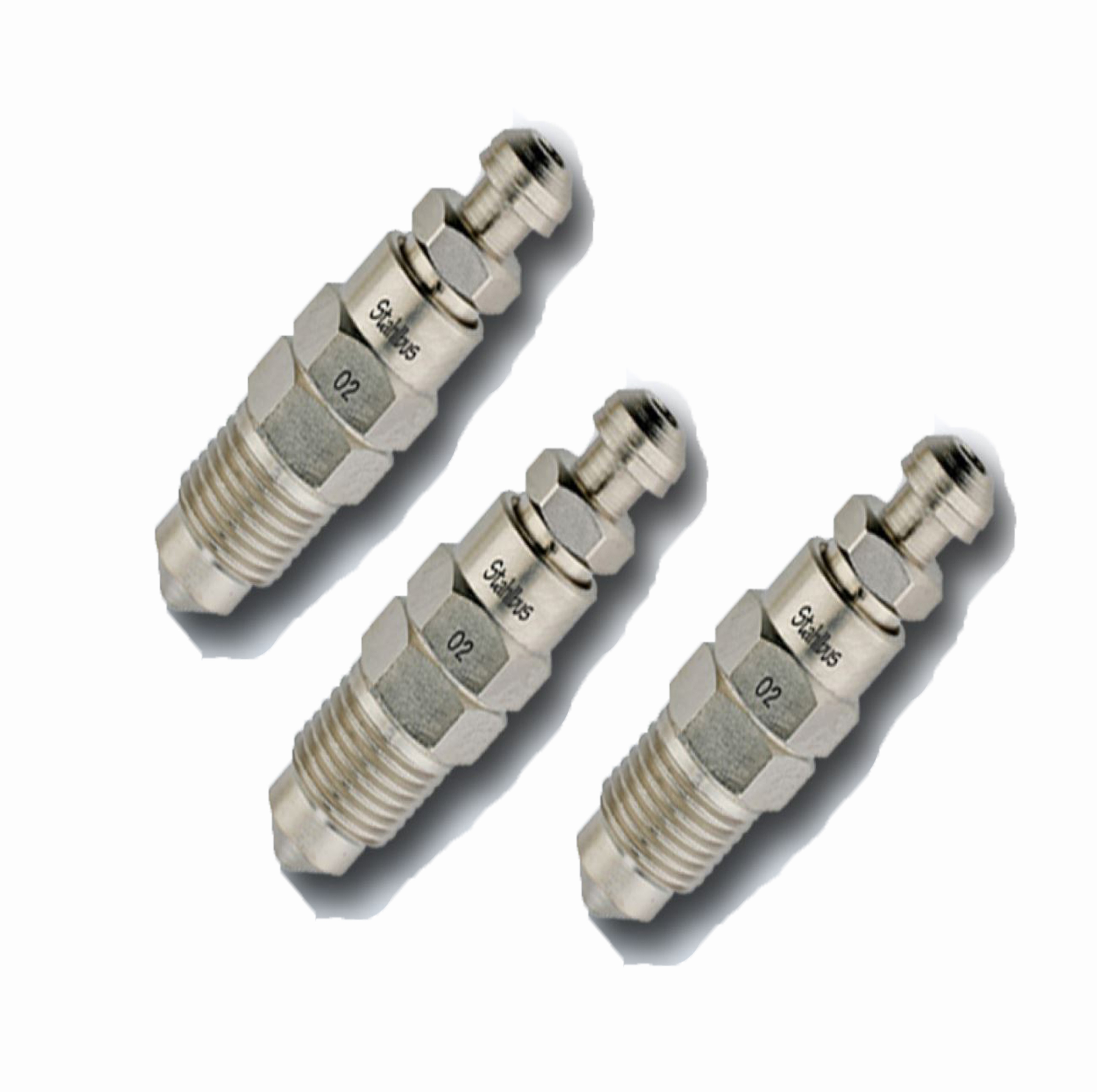 SB-110412 3x stahlbus Schnell-Entlüfterschraube M10x1.0x14mm mit integriertem Entlüftungsventil