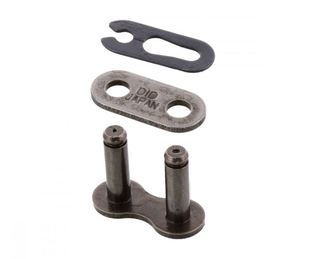 DID 428D Motorrad Standard-Kette 428 Teilung 124 Glieder offen mit Clipschloss
