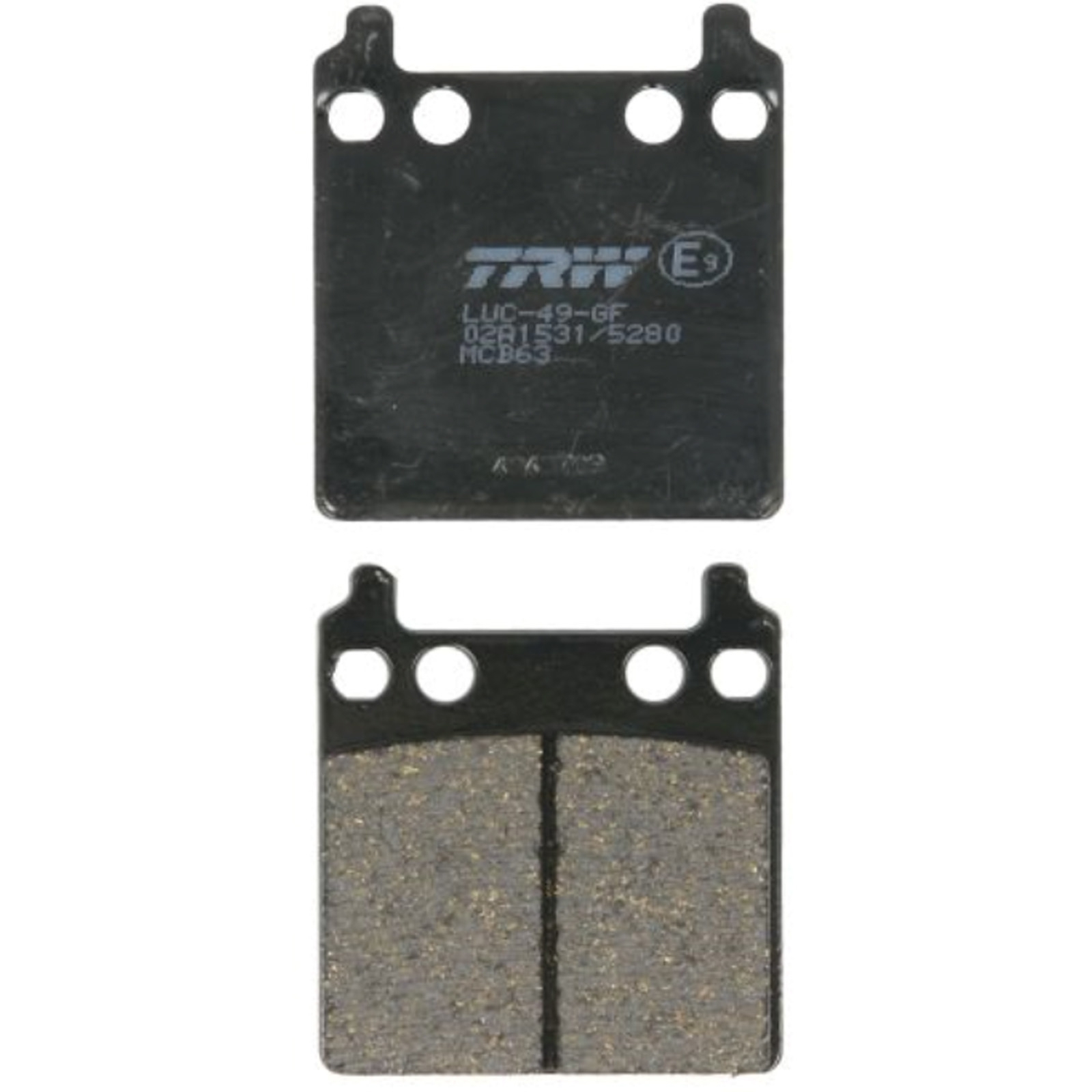 TRW MCB63 Bremsbeläge hinten für Honda GL1000 Goldwing GL1 GL2 CB750 F Supersport