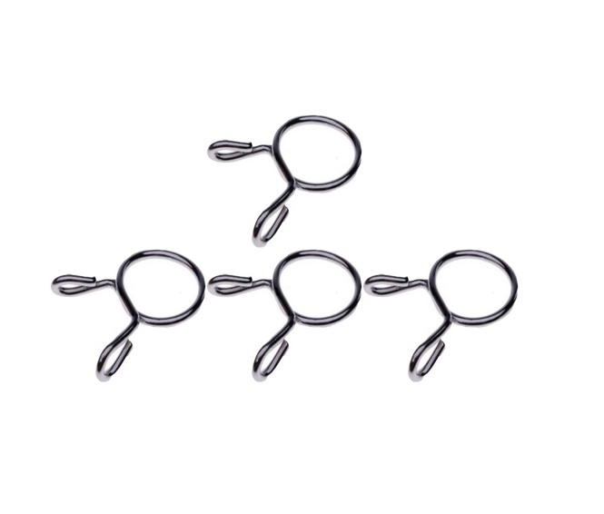 4x Klemme für Benzinschlauch / Kraftstoffschlauch 8 mm