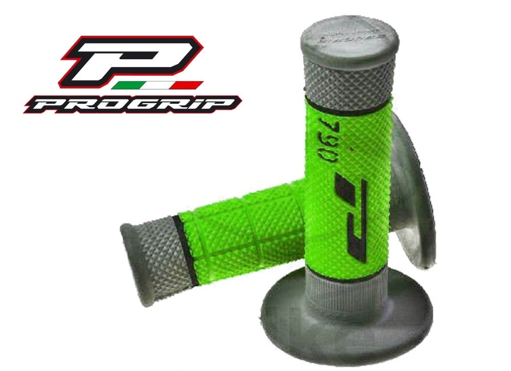 Progrip 790 Griffgummi Grün 22mm Moto Cross Enduro Supermoto MX Bike Griffe