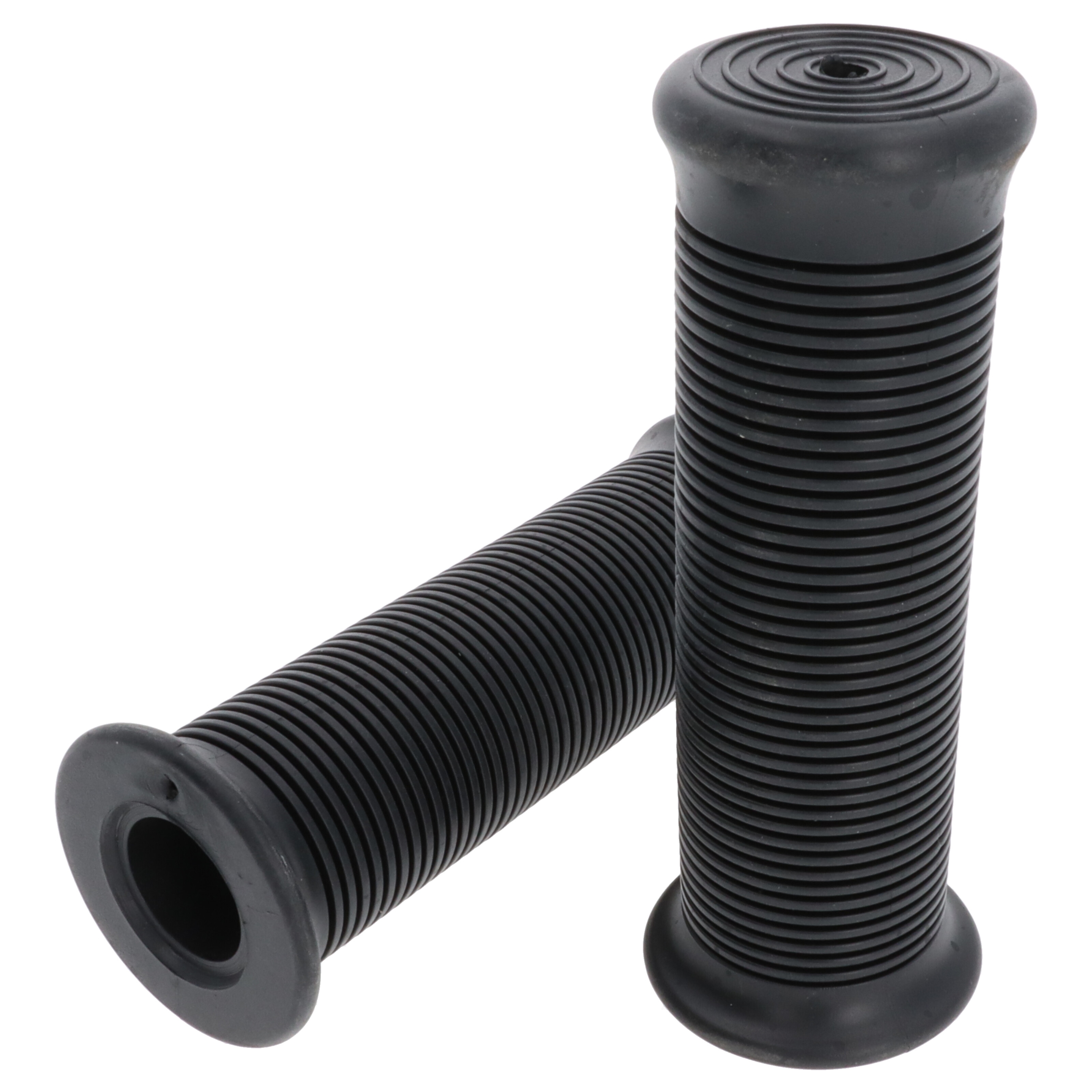 Griffgummi-Paar 22/25mm schwarz 7/8 Zoll Lenker 124mm Motorrad Roller Griffe