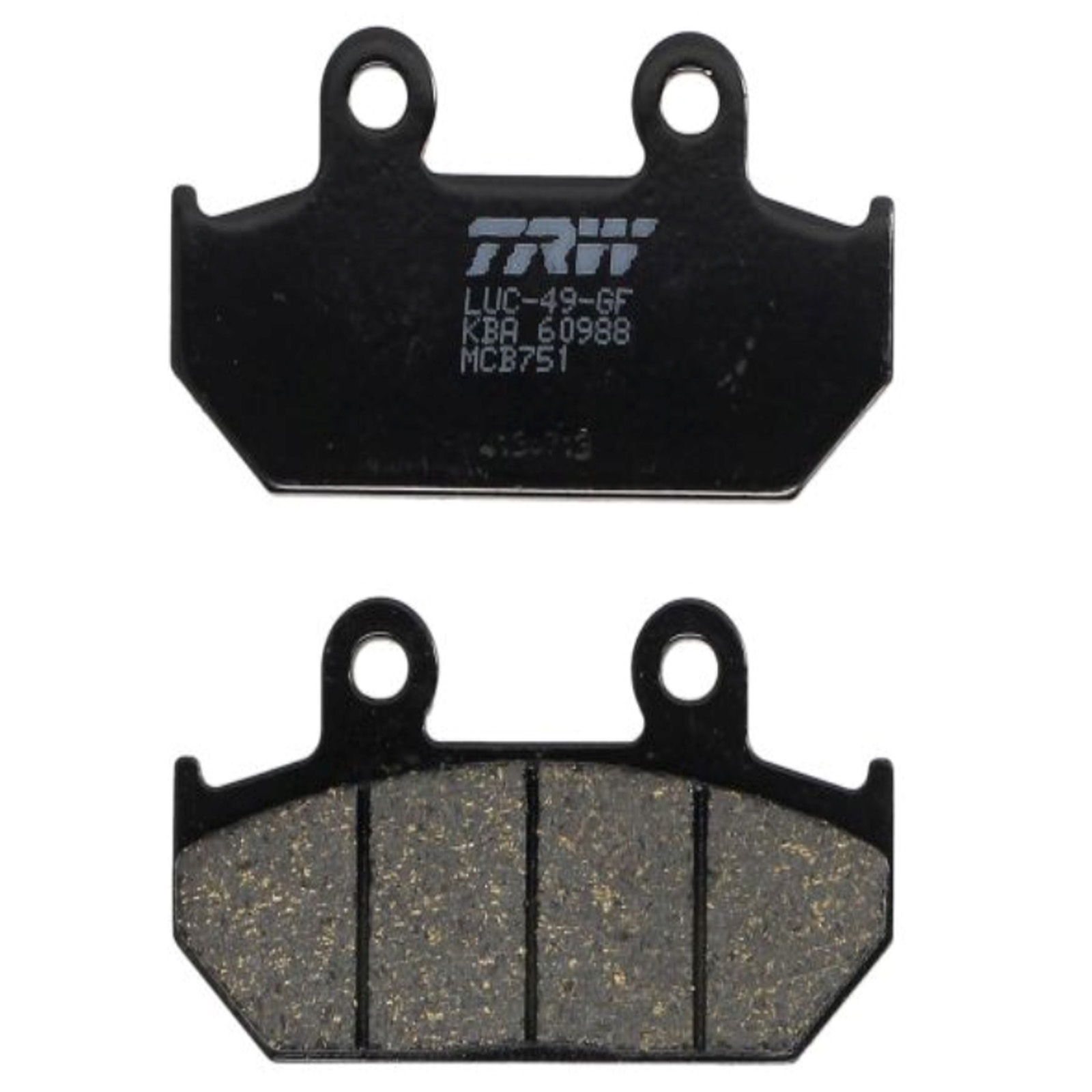 TRW MCB751 Bremsbeläge hinten für Suzuki Burgman AN400 2007-2021 AN650 2002-2021
