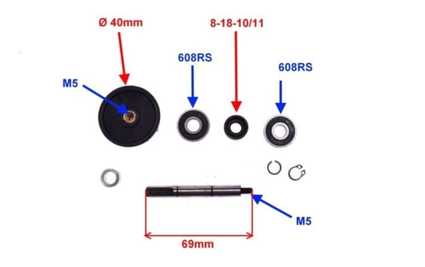 Wasserpumpen Reparatur für Gilera Runner SP Italjet Dragster 125 180 Piaggio Hex